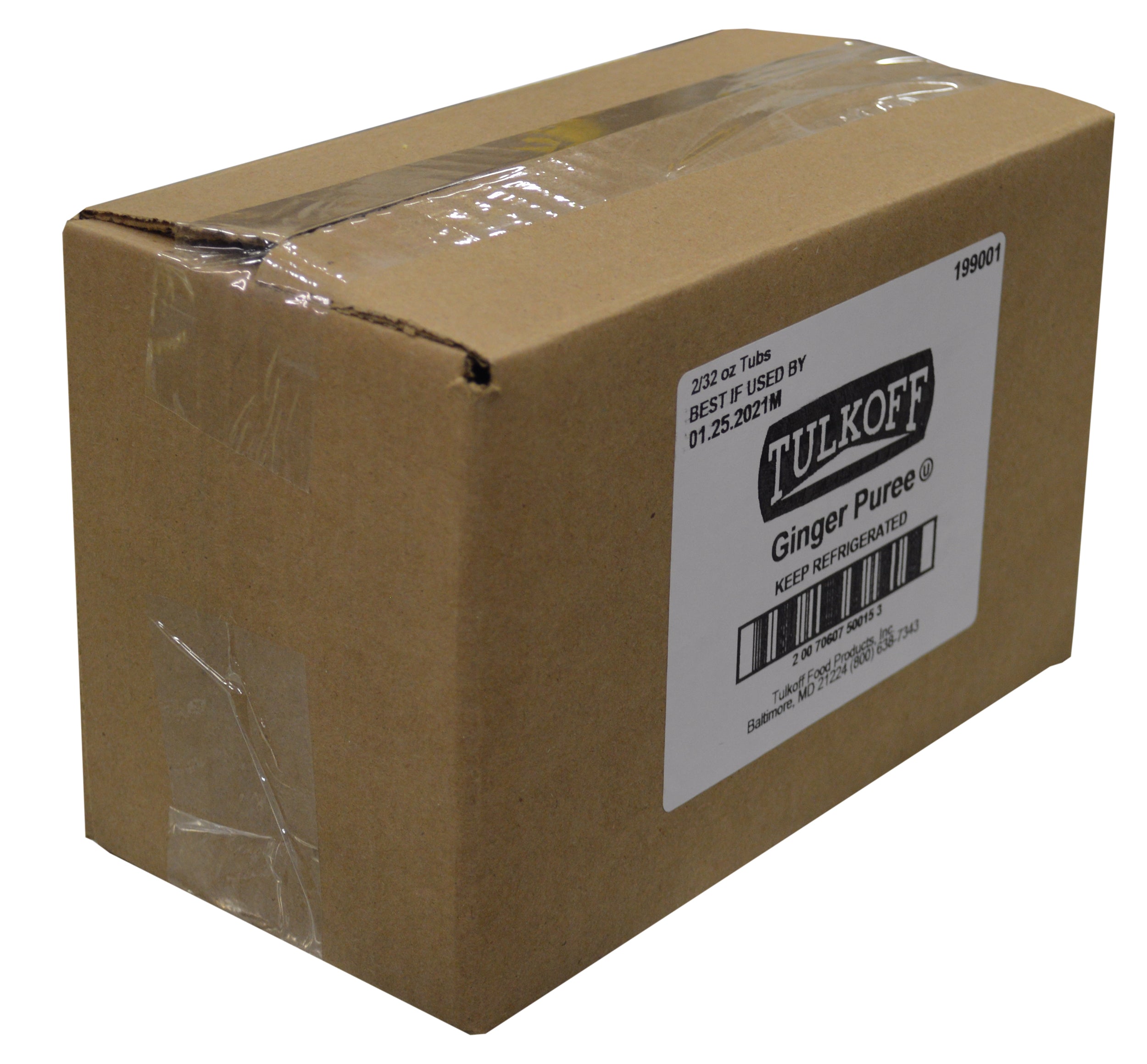 Tulkoff® Ginger Puree 32 Ounce Size - 2 Per Case.