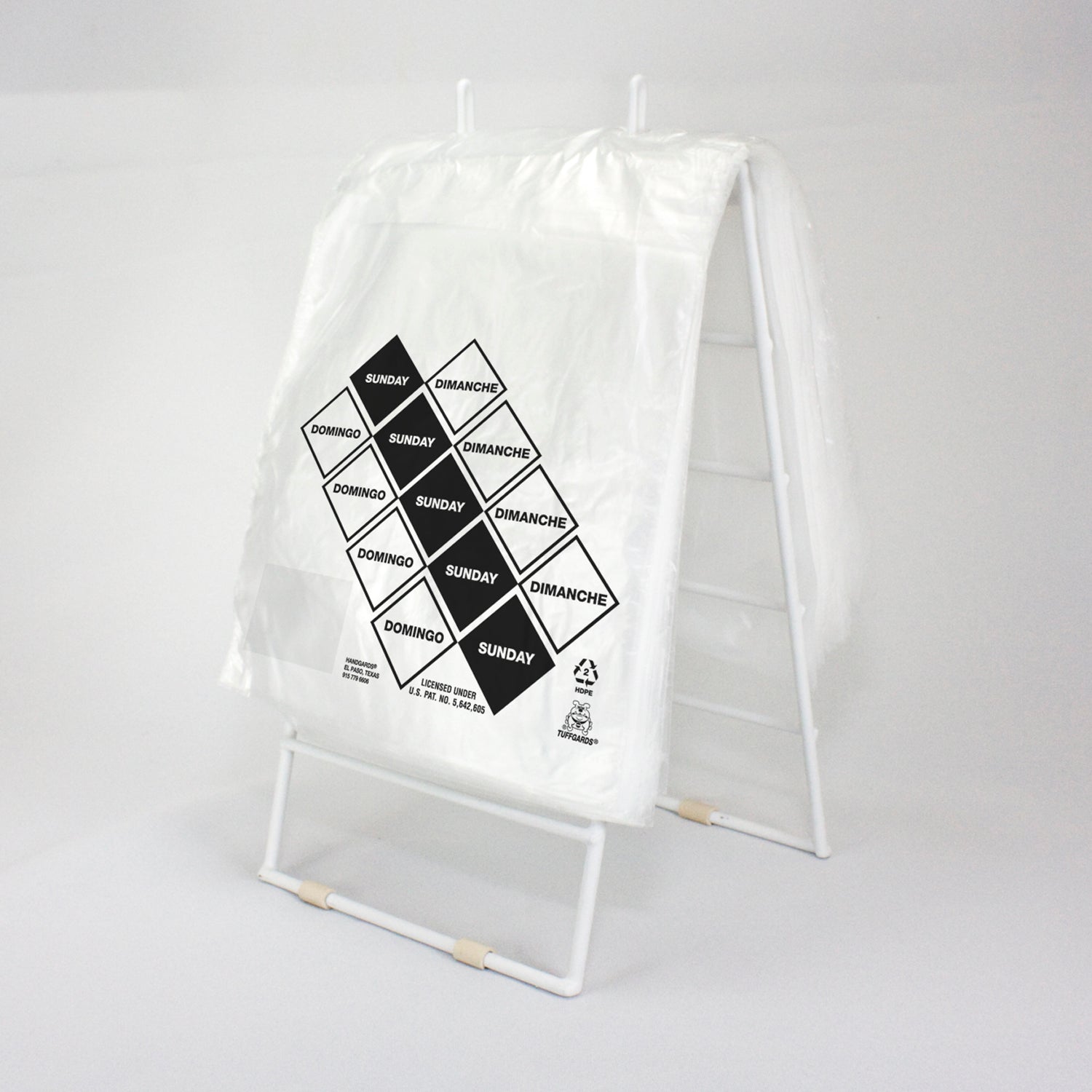 Bag High Density Preportion Bag Printed Sunday Black 2000 Each - 1 Per Case.