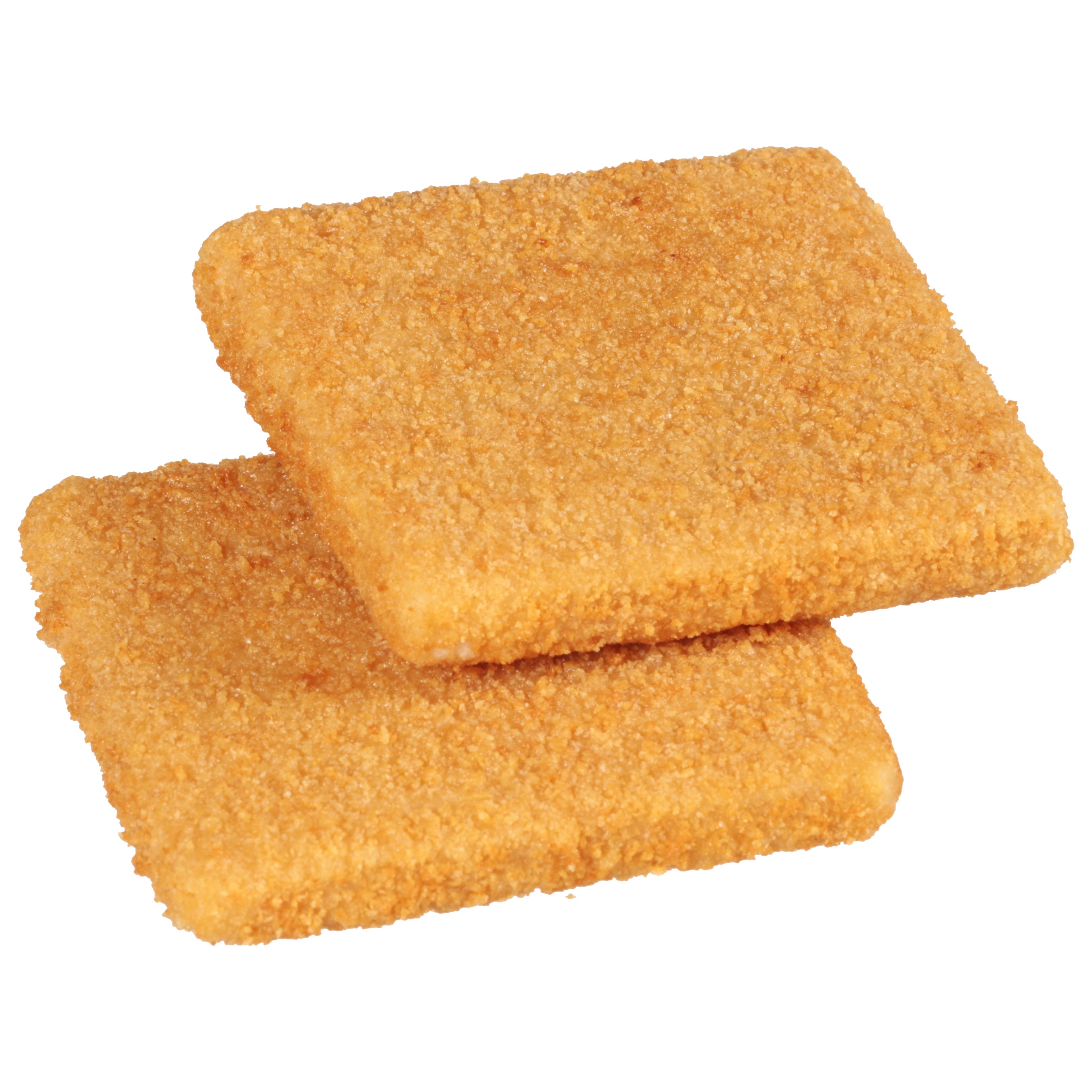 Pollock Wild Whole Grain Breaded Precooked Oven Ready 10 Pound Each - 1 Per Case.