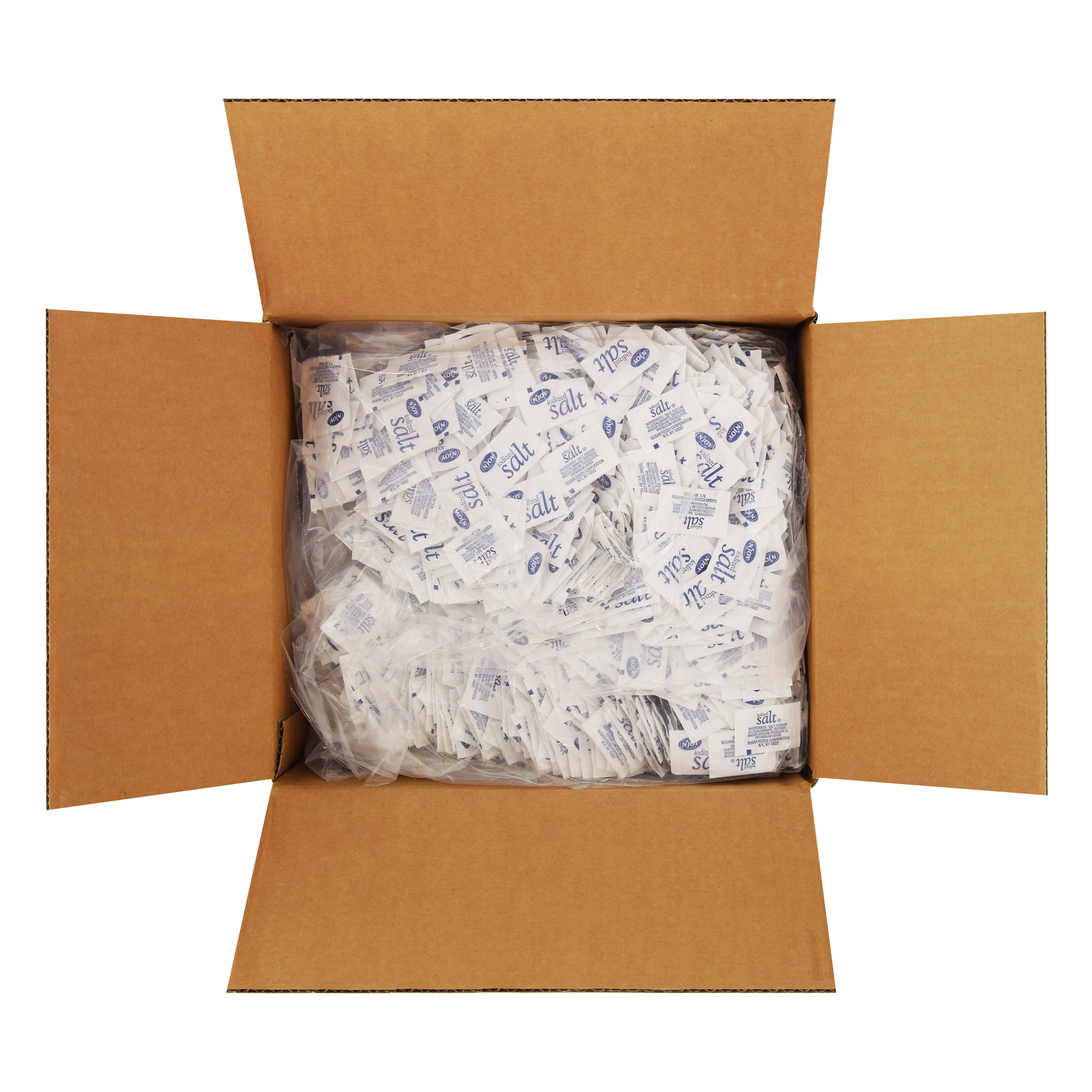 N'joy Salt Packets 0.5 Grams Each - 6000 Per Case.