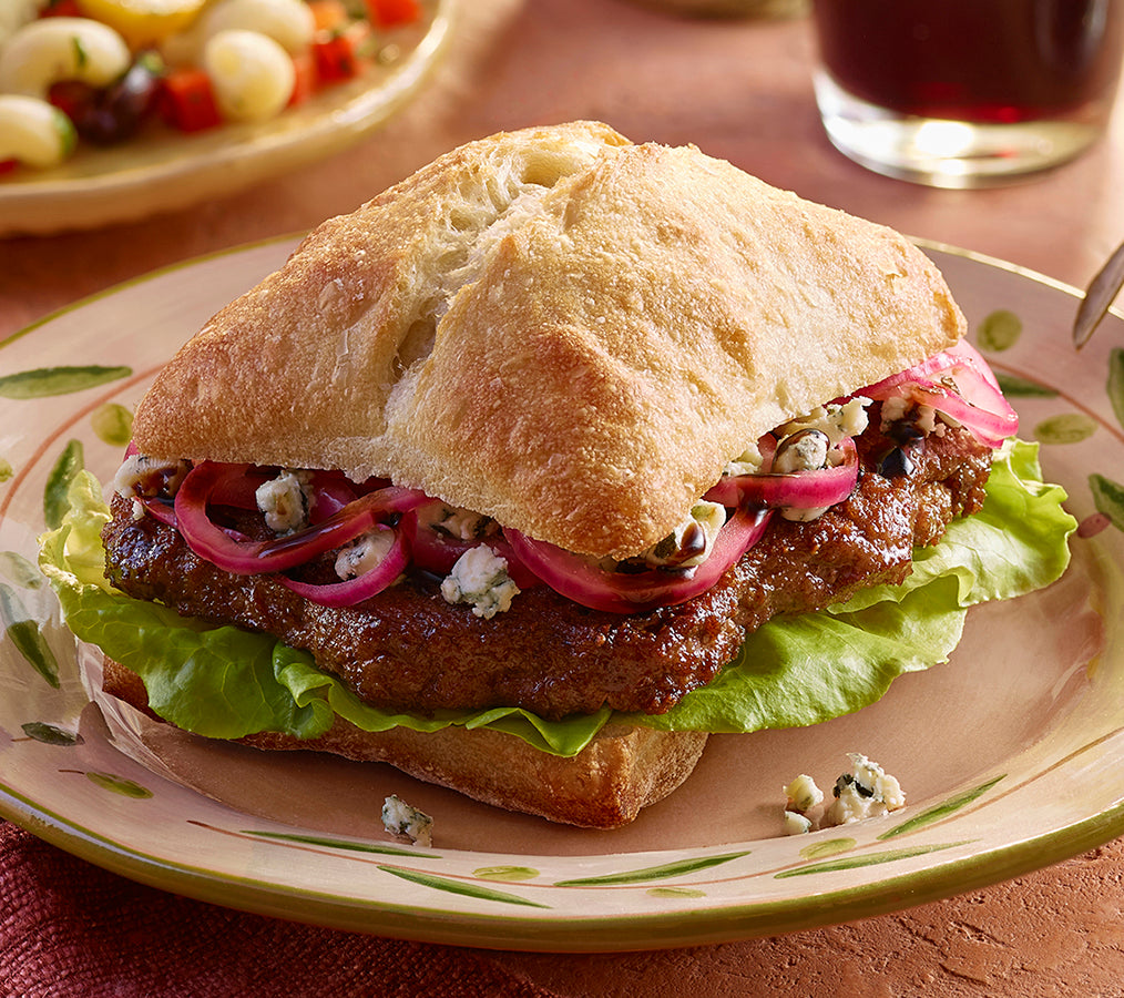 Beef Patty Thick N Juicy Homestyle 6 Ounce Size - 40 Per Case.