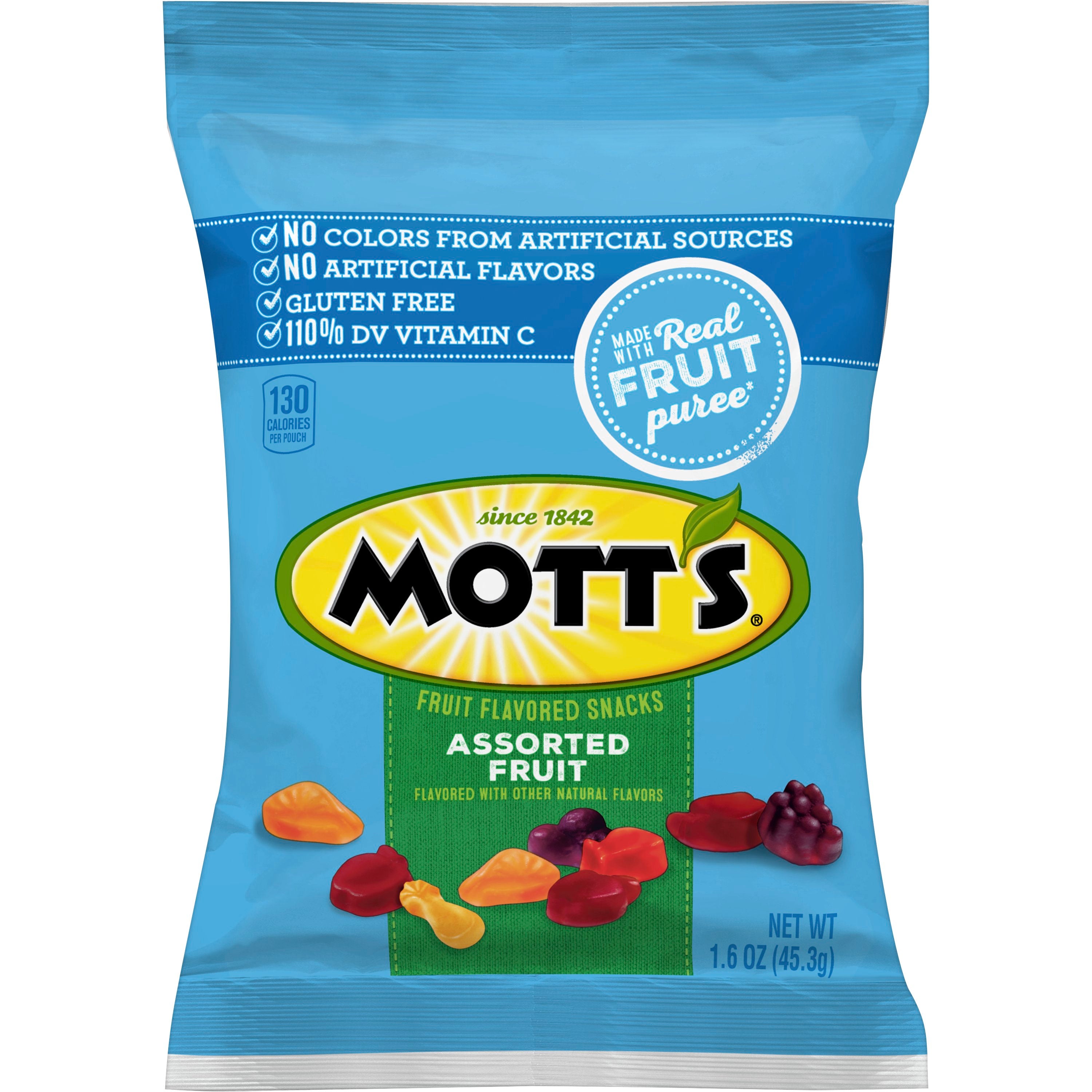 Mott's® Medleys Fruit Snacks Assorted Fruit 1.6 Ounce Size - 144 Per Case.