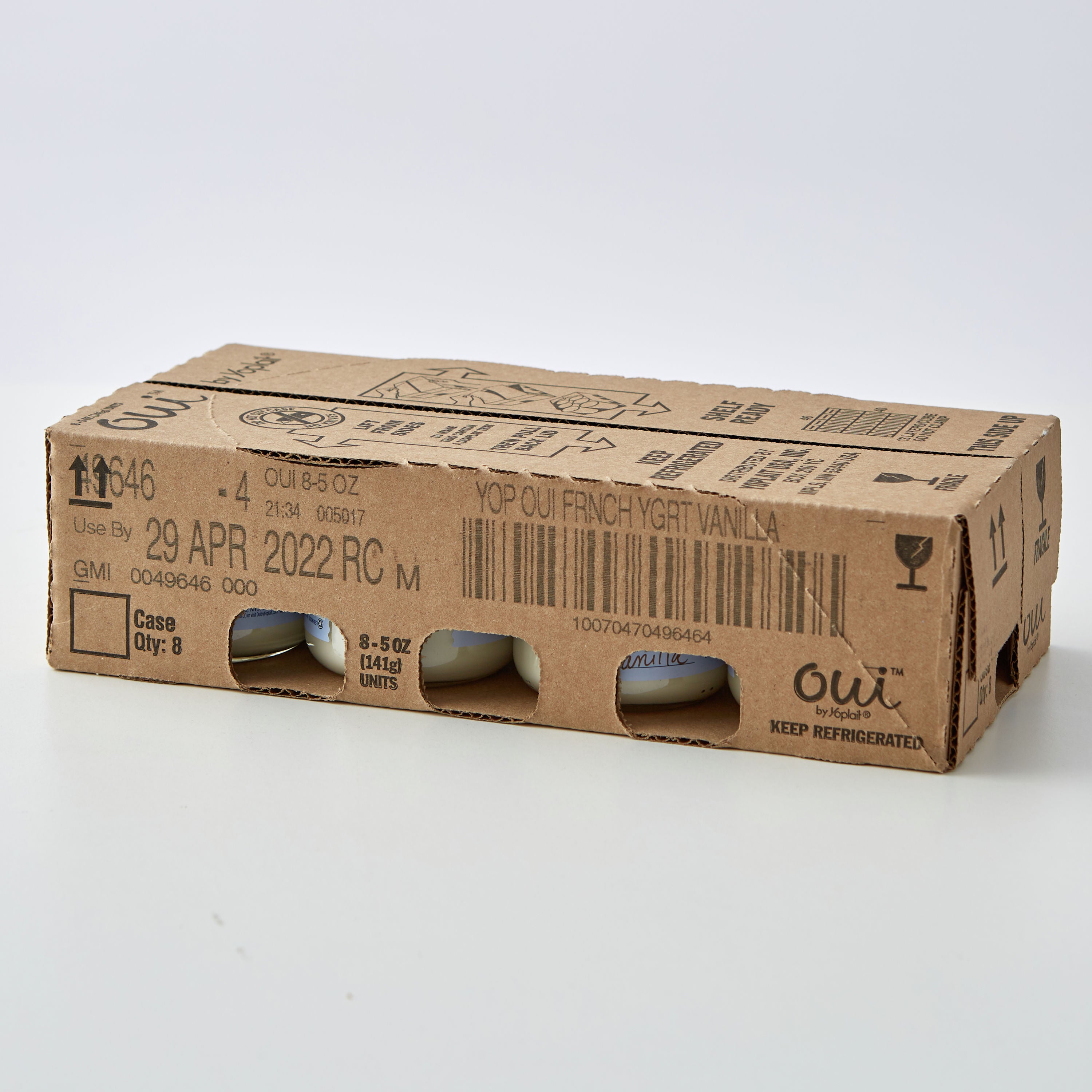 Oui™ By Yoplait® Yogurt Single Serve Cupvanilla 5 Ounce Size - 8 Per Case.