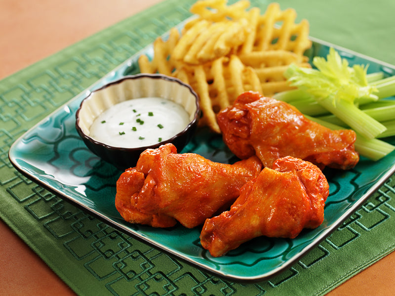 Wayne Farms Chicken Ready To Cook Split Wings Individually Frozen 4 Pound Each - 7 Per Case.