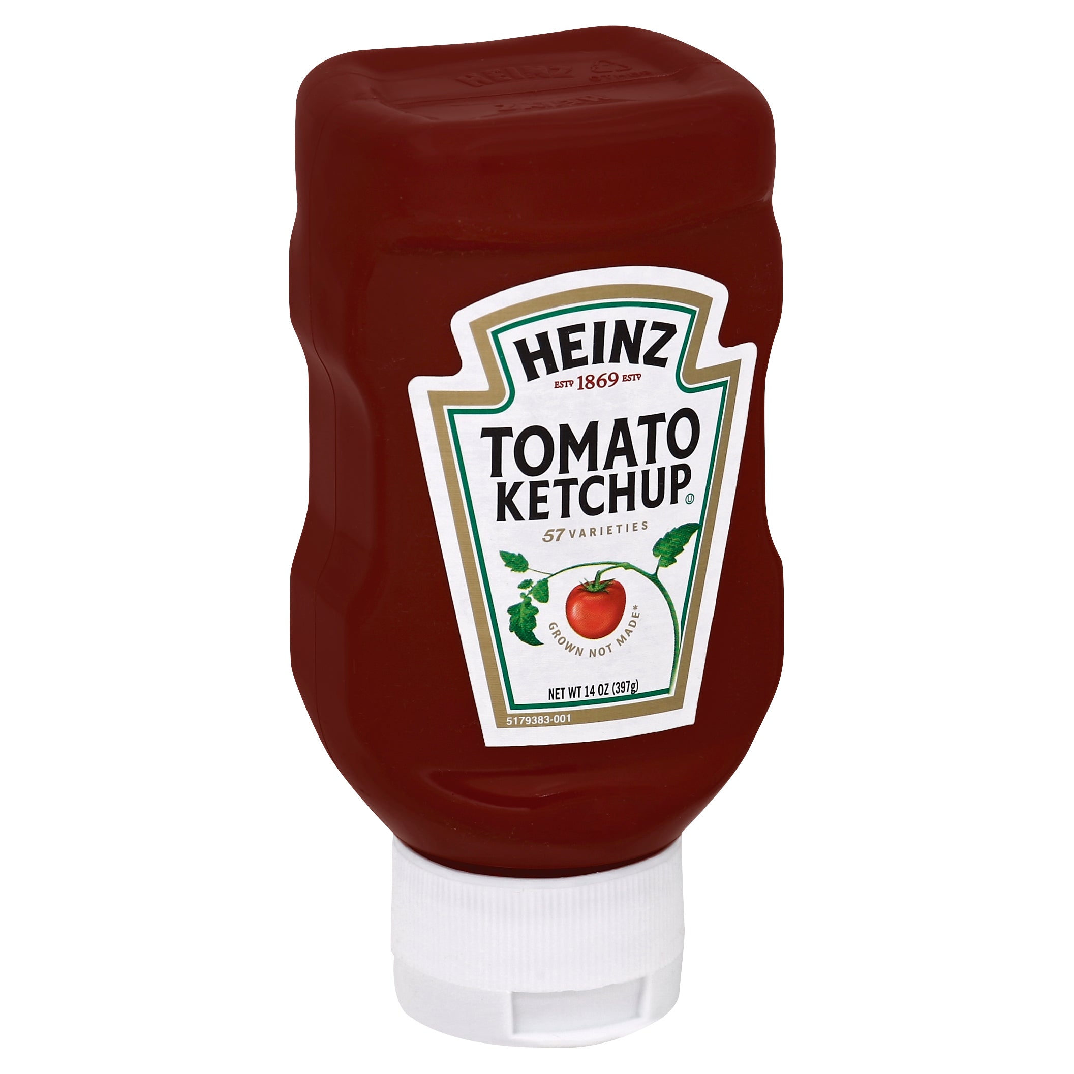 HEINZ Ketchup 14 Ounce FOREVER FULL Inverted Bottles 16)