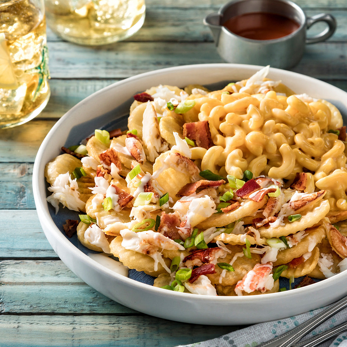 Simplot Traditional 4" Cottage Crinkle Cutslices Skin On 5 Pound Each - 6 Per Case.