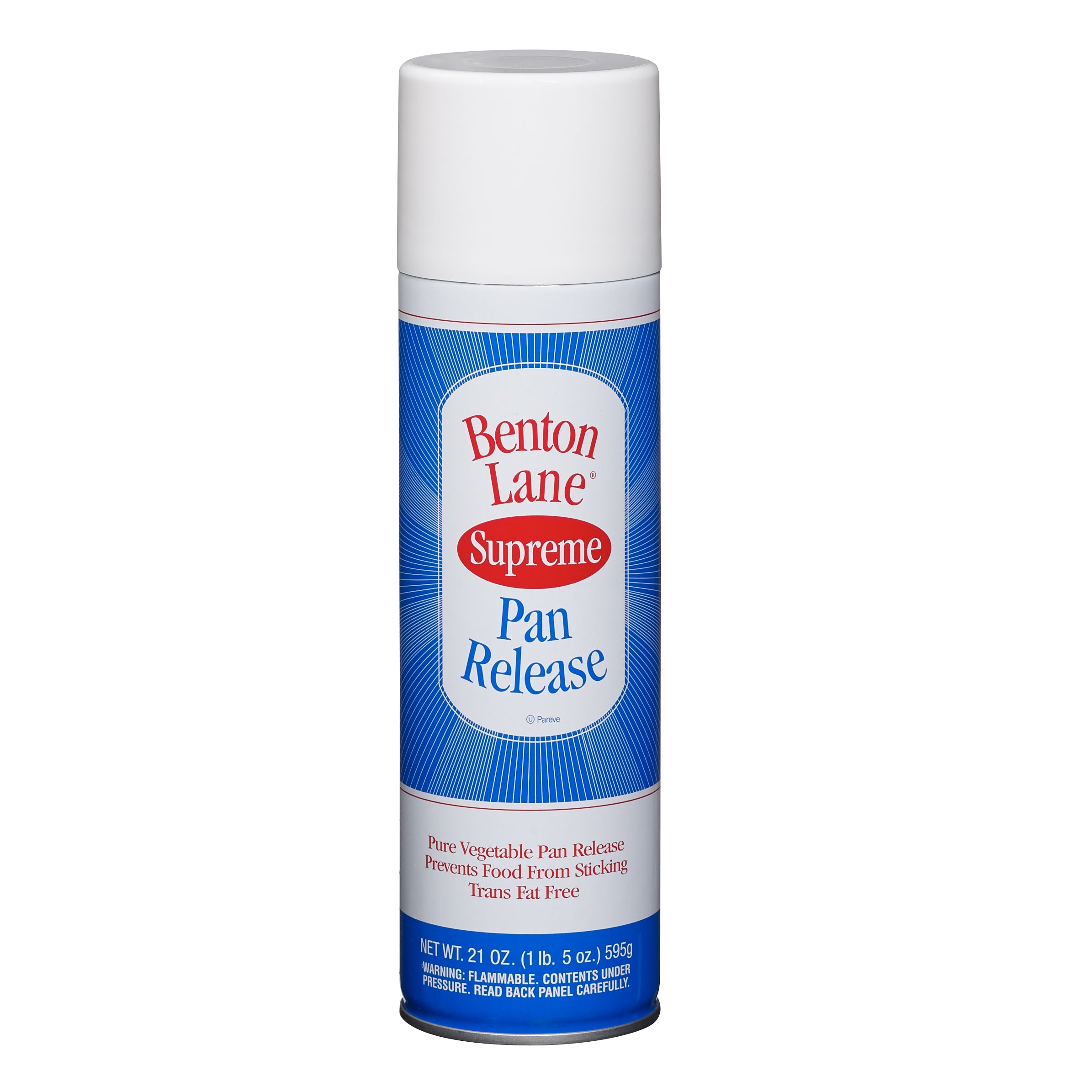 Benton Lane Supreme Pan Release Aerosol 16.5 Ounce Size - 6 Per Case.