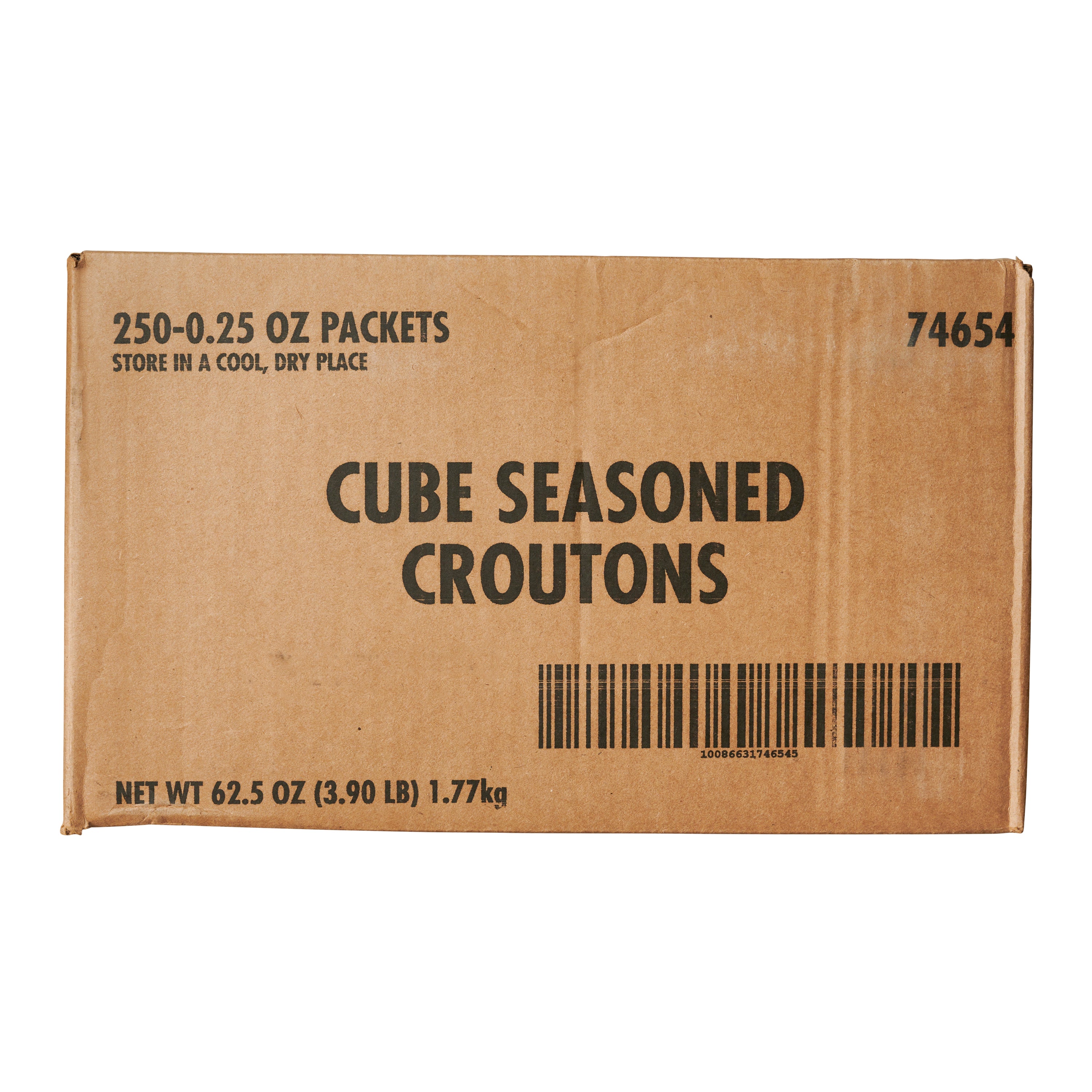 Sugar Foods Seasoned Crouton 0.25 Ounce Size - 250 Per Case.