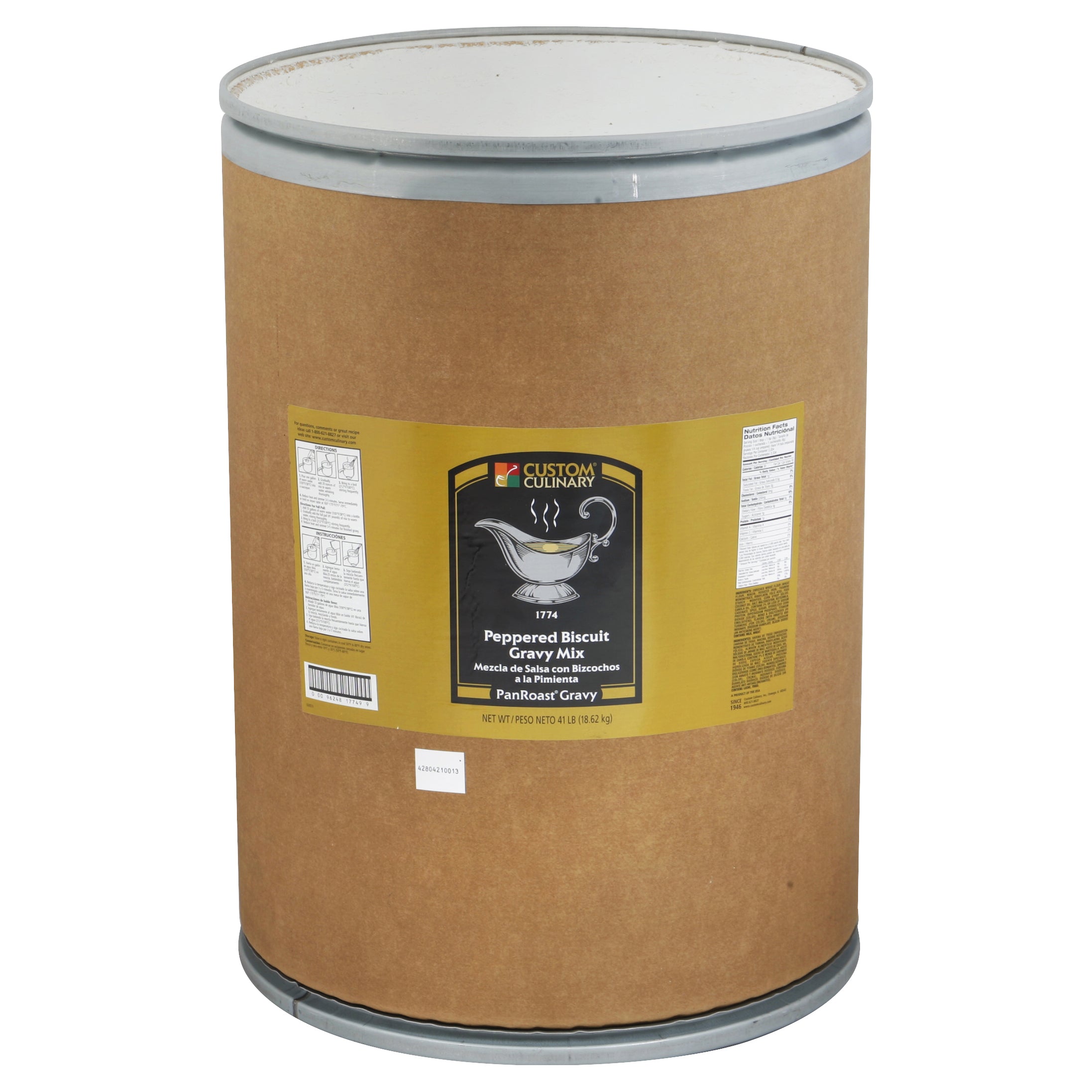 Mix Gravy Biscuit Peppered Shelf Stable 41 Pound Each - 1 Per Case.