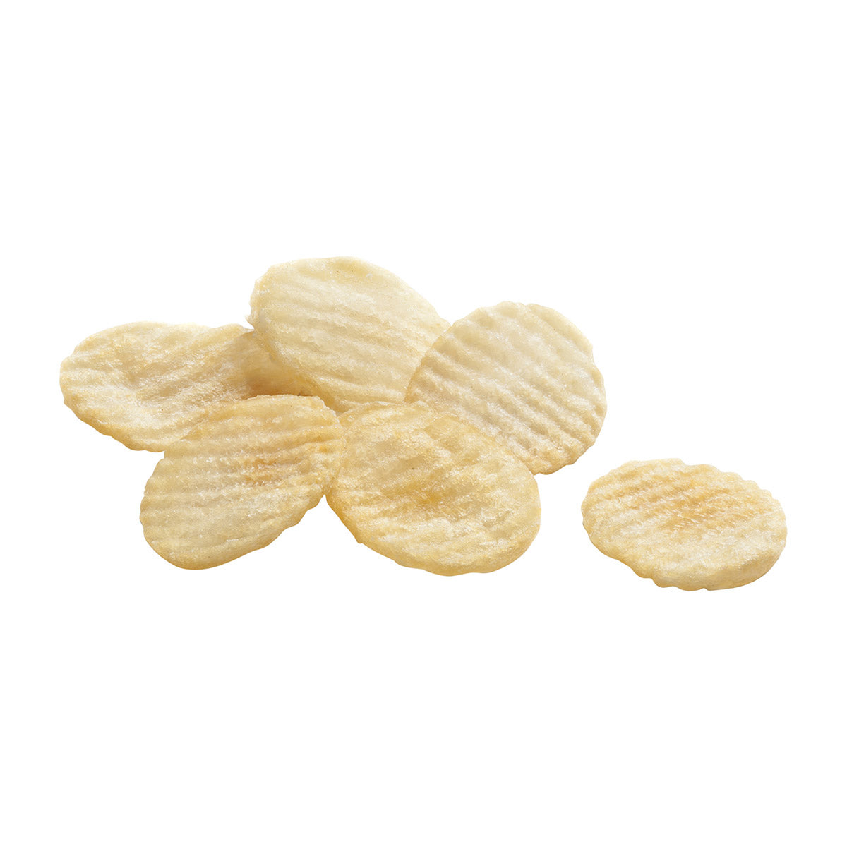 Simplot Traditional 4" Cottage Crinkle Cutslices Skin On 5 Pound Each - 6 Per Case.