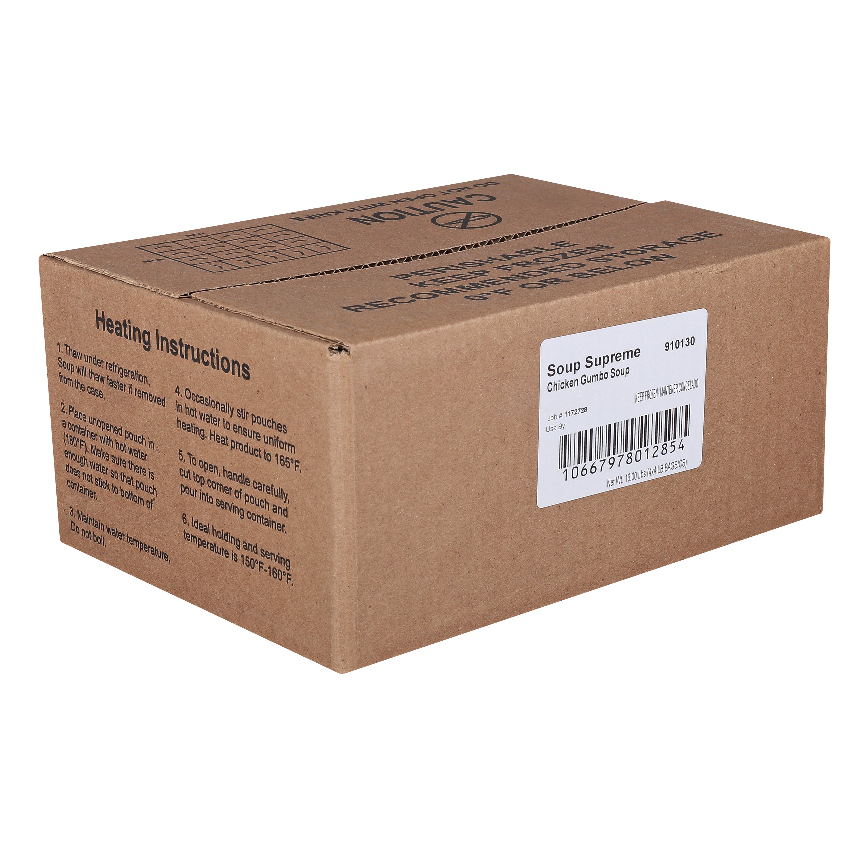 Chicken Gumbo Soup 4 Pound Each - 4 Per Case.