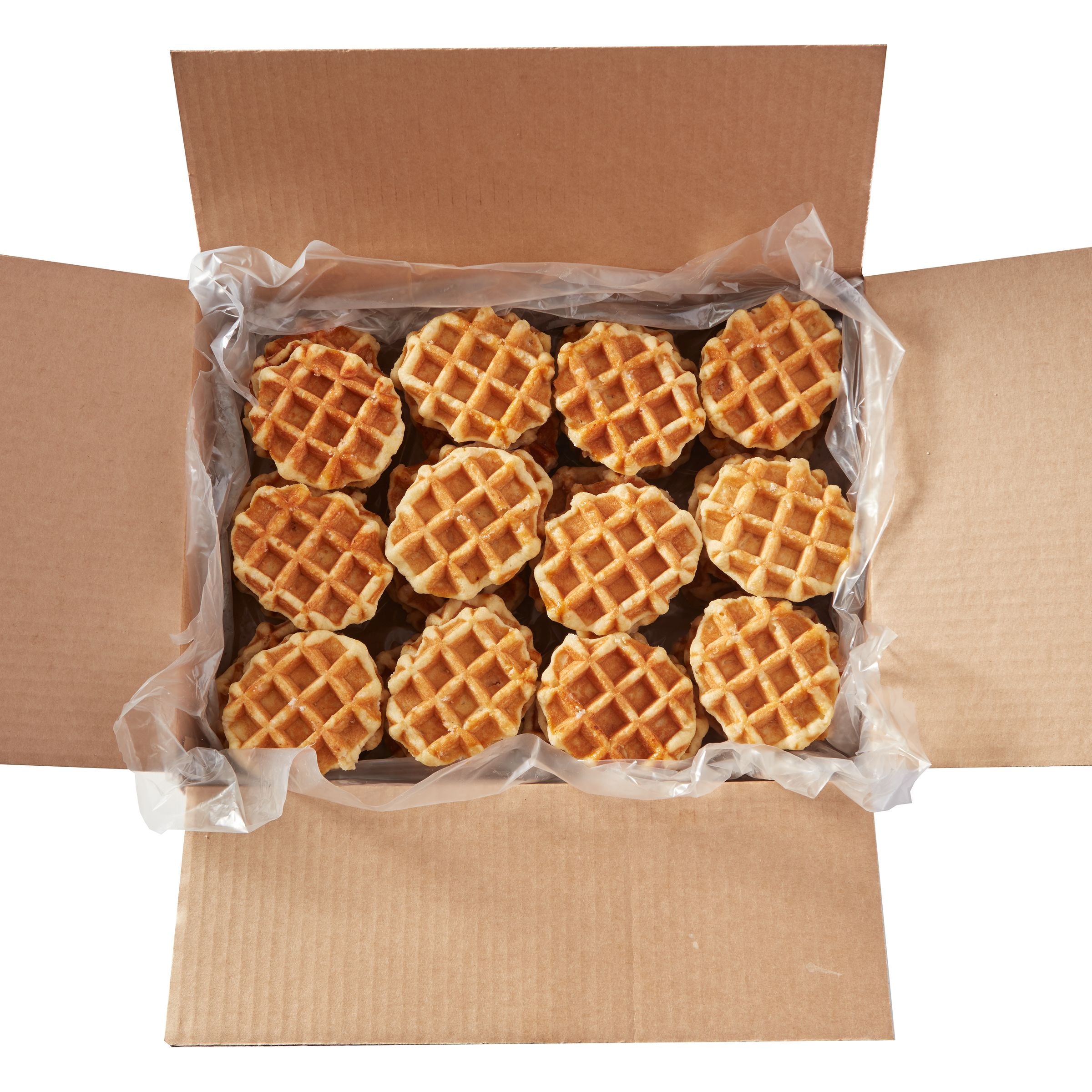 Pillsbury™ Thaw And Serve Belgian Style Waffle Carrier 6.34 Pound Each - 1 Per Case.