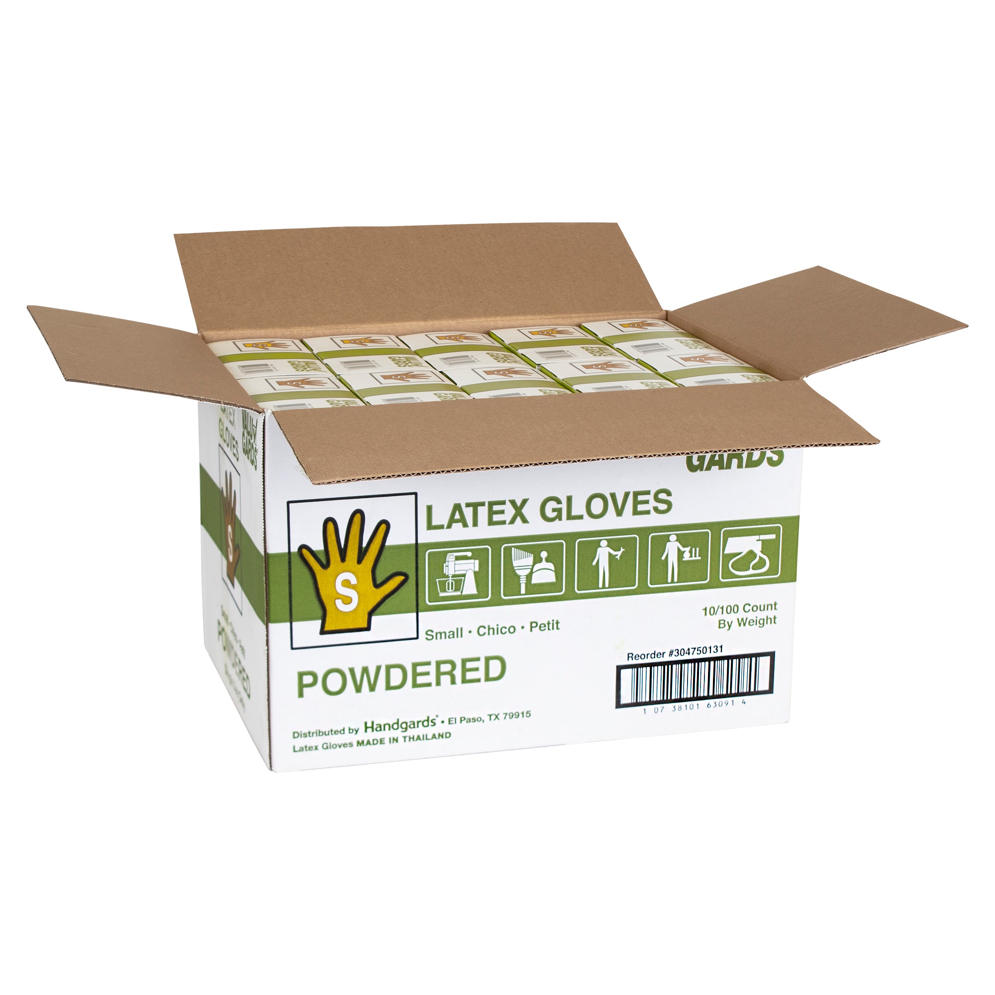 Glove Latex Valugard Powdered Small 100 Each - 10 Per Case.