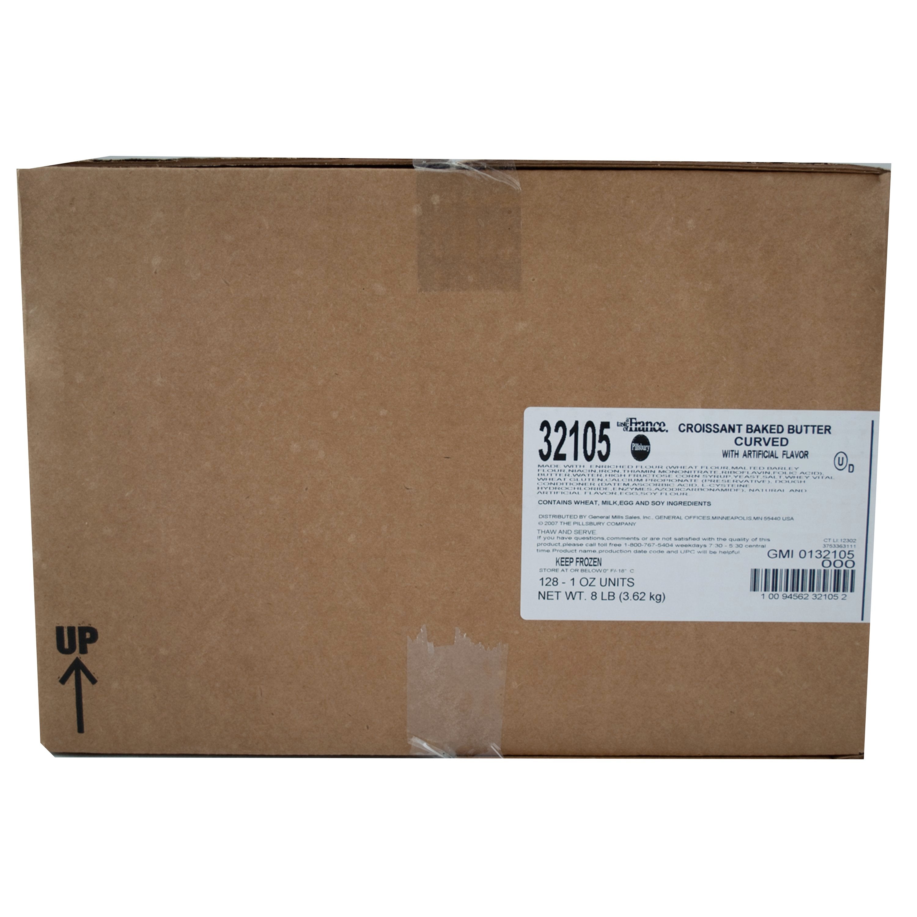 Pillsbury™ Baked Croissant Butter Curved 32 Ounce Size - 4 Per Case.