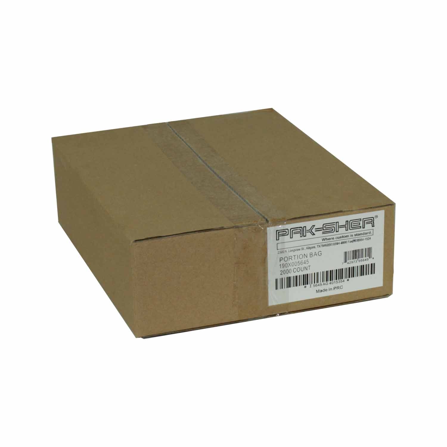 Pak Sher Food Storage Bag 2000 Each - 1 Per Case.