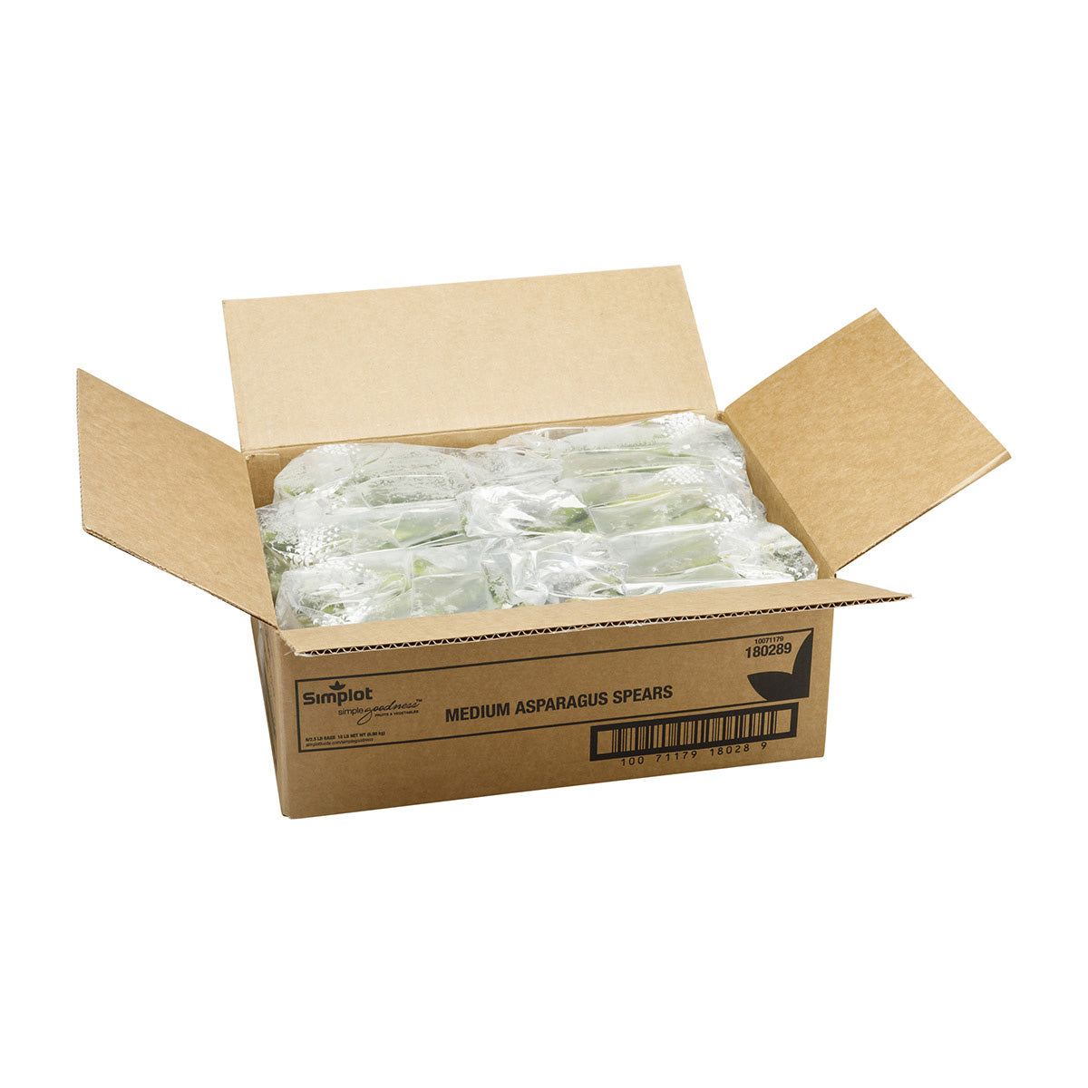 Simplot Simple Goodness Classic Vegetables Asparagus Spears 2.5 Pound Each - 6 Per Case.