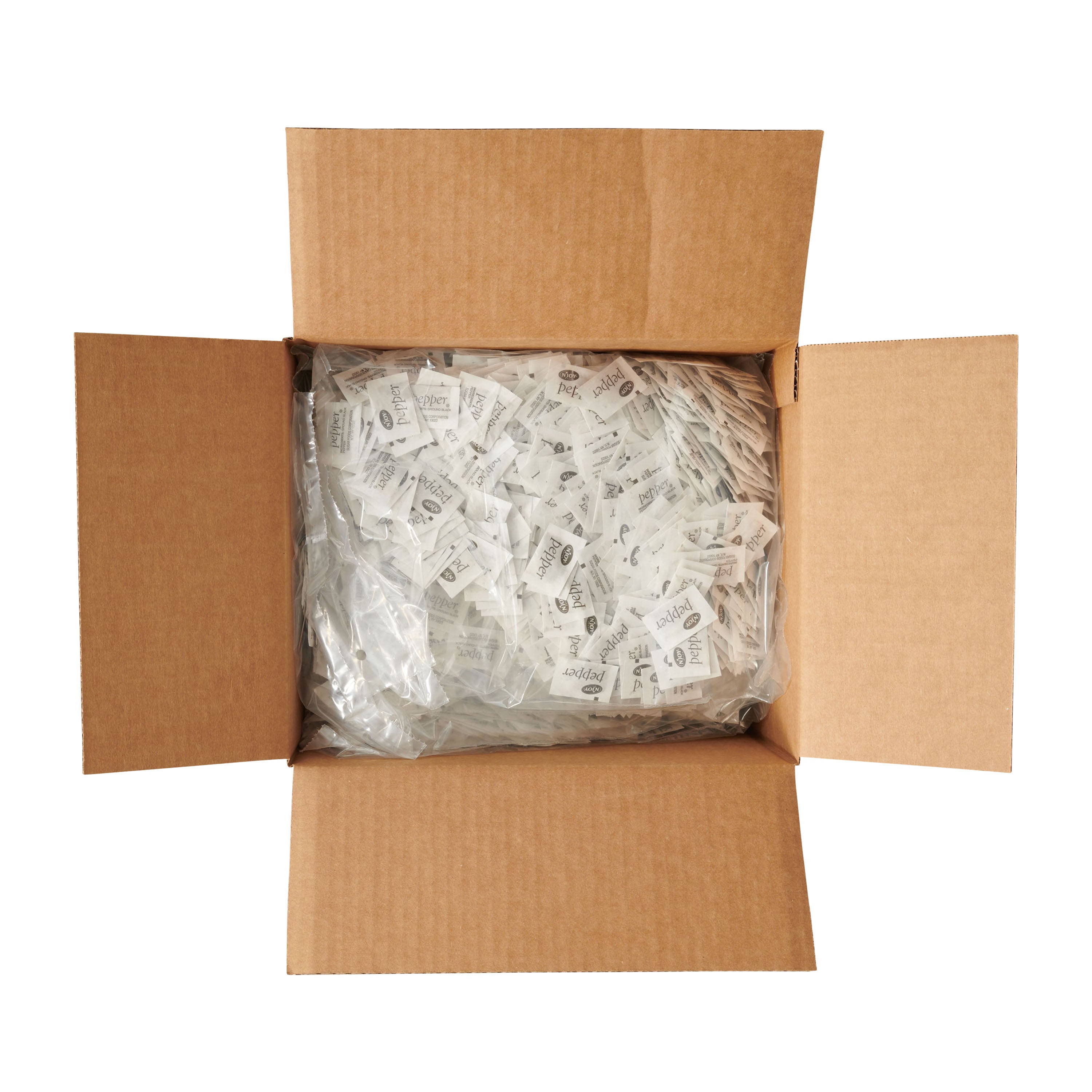 N'joy Pepper Packets 0.1 Grams Each - 6000 Per Case.