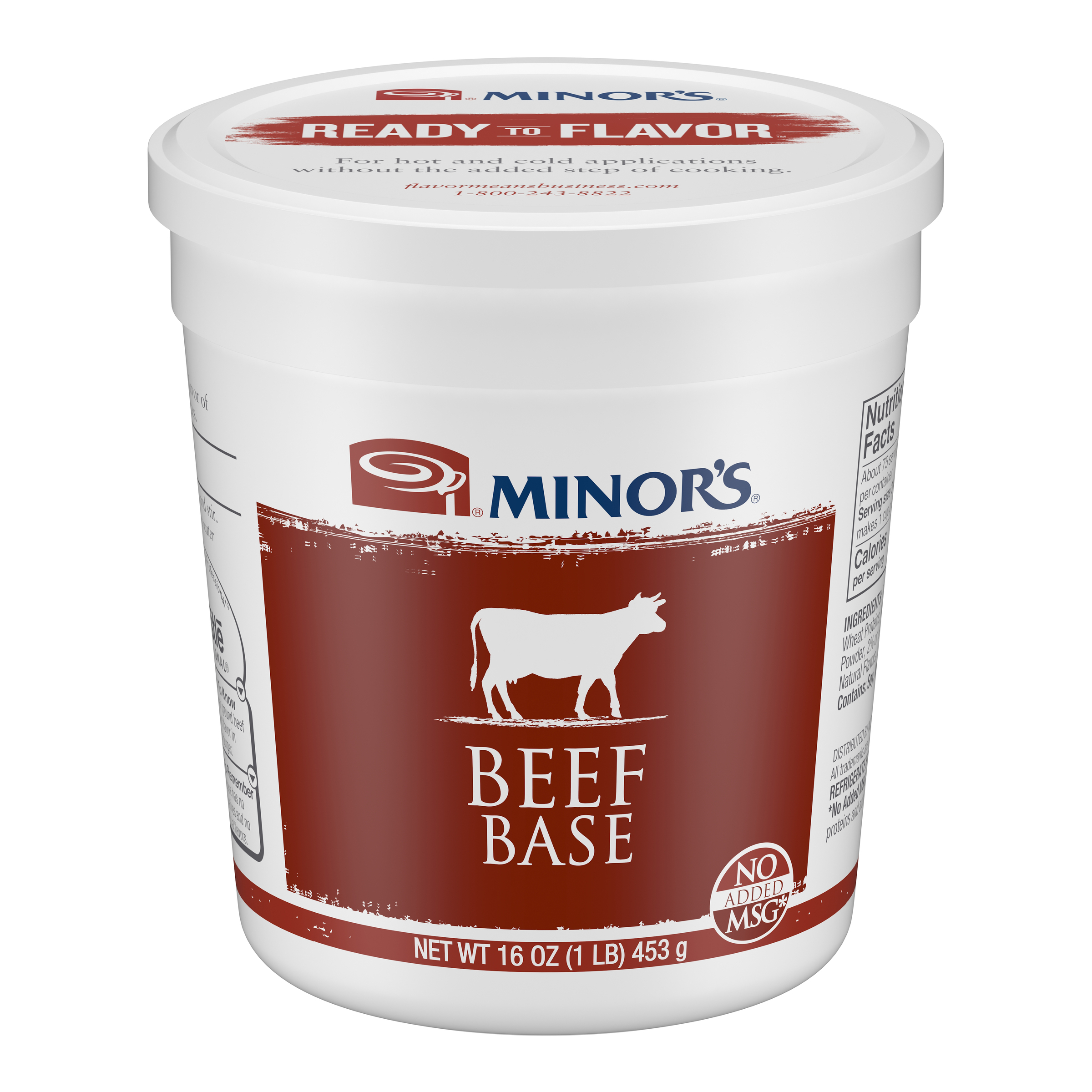 Minor's Beef Base, 1 Pounds, 6 per case