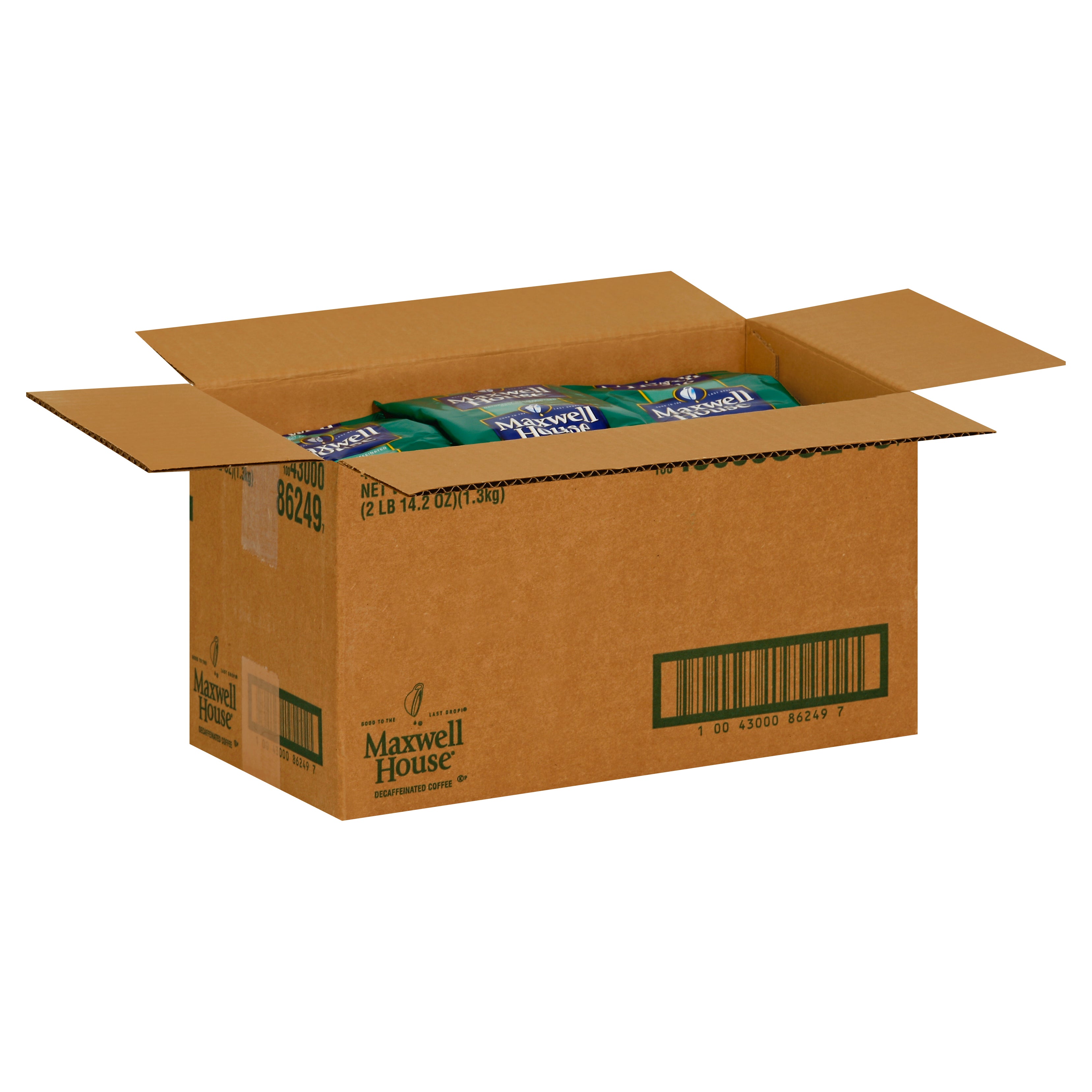 Maxwell House Roast & Ground Decaffeinated Coffee 1.10 Packets (42 Count)