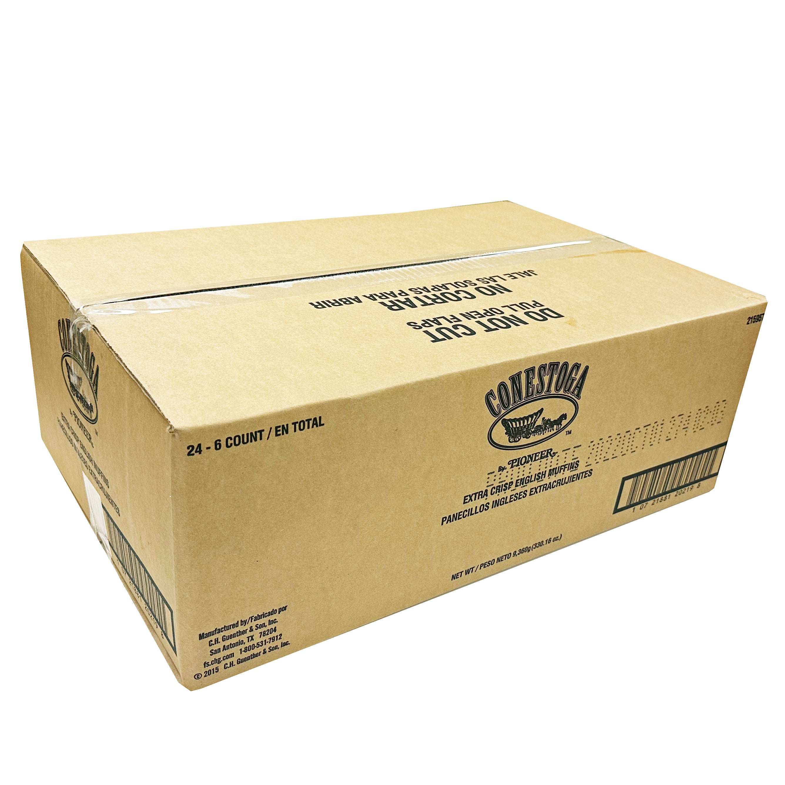 Conestoga Extra Crispy English Muffin 6 Each - 144 Per Case.