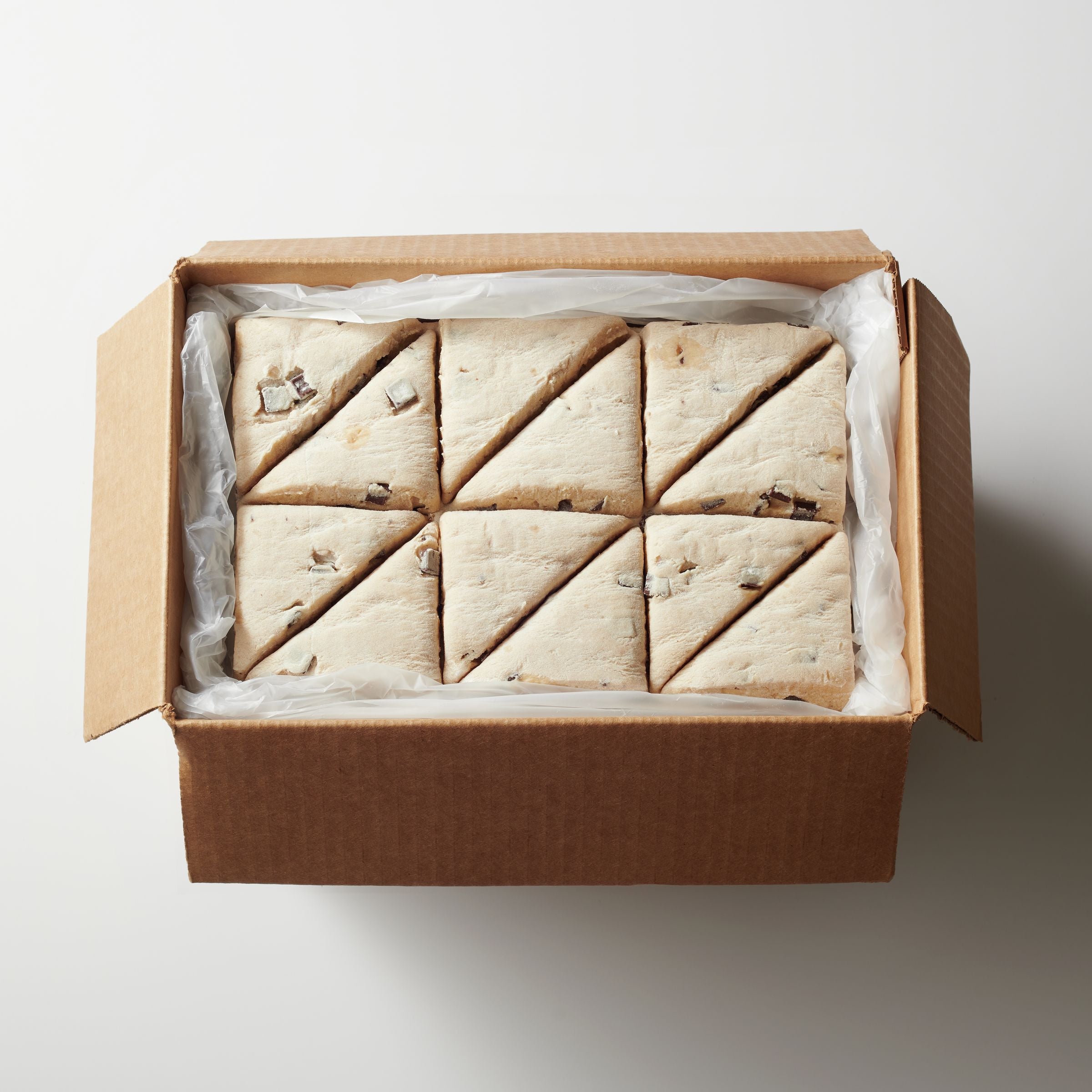 Pillsbury™ Place & Bake™ Frozen Scone Dough Chocolate Chunk 45 Ounce Size - 8 Per Case.