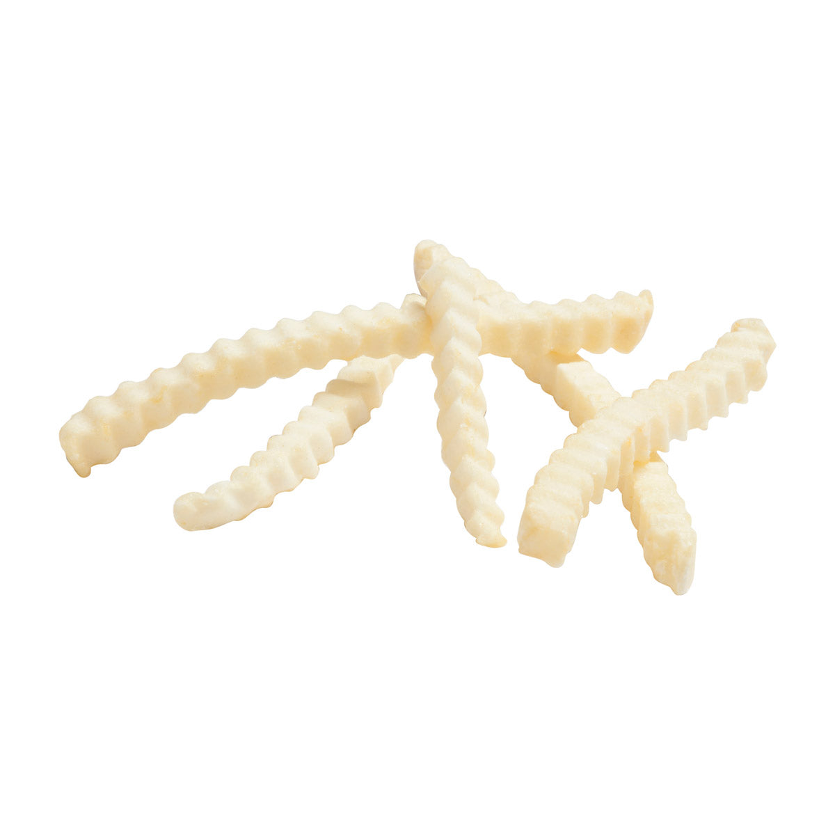 Simplot Blue Ribbon 6" Crinkle Cut Frieslb 5 Pound Each - 6 Per Case.
