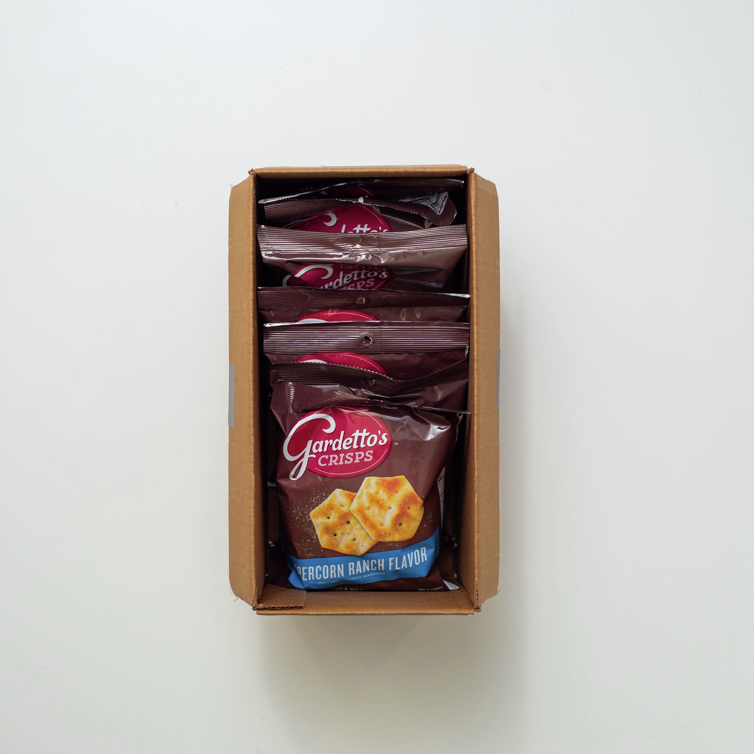 Gardetto's™ Snack Crisps Peppercorn Ranch 3 Ounce Size - 7 Per Case.