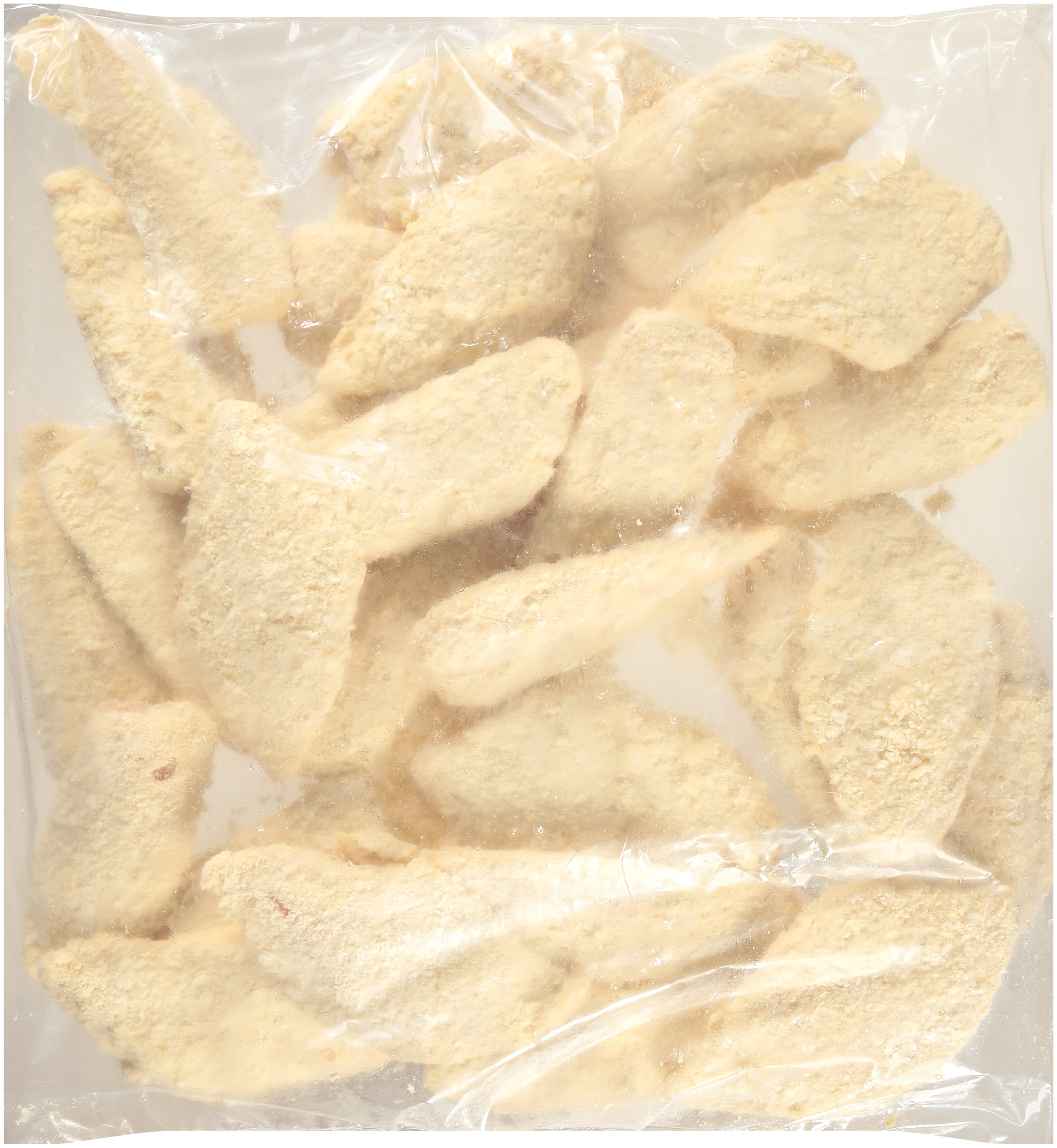 Crispanko Fillets Raw Panko Breaded Alaska Pollock 10 Pound Each - 1 Per Case.