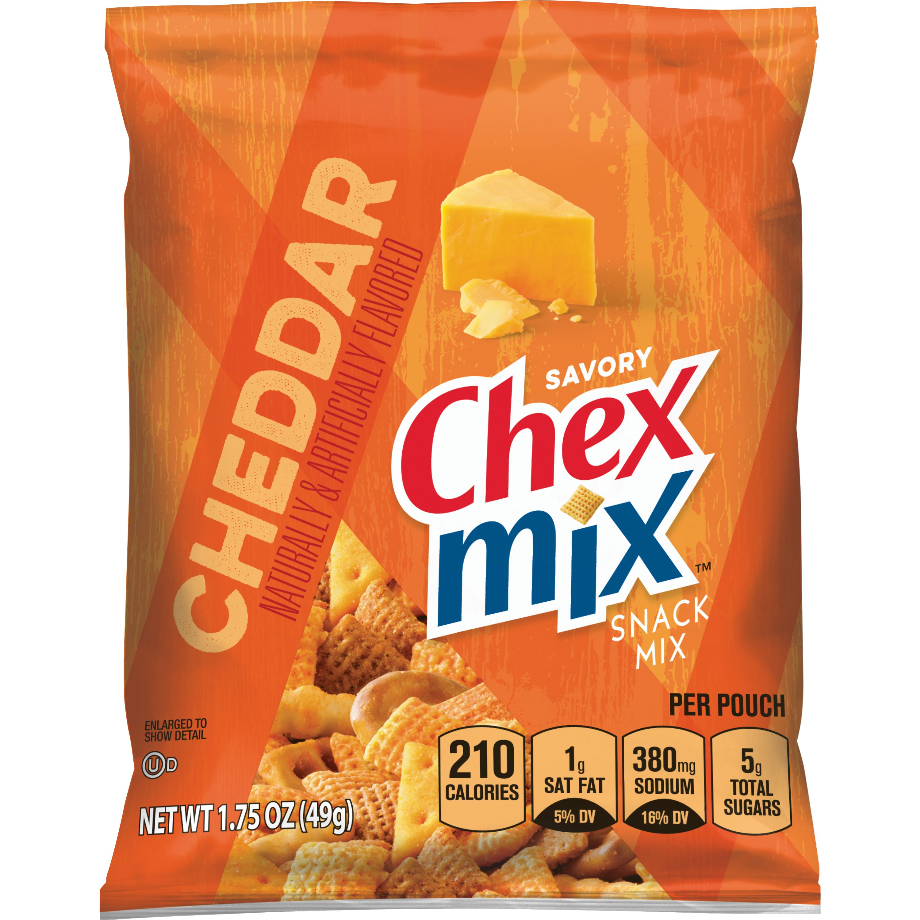 Chex Mix Snack Mix, Savory Bold Party Blend, 3.75 oz Bag