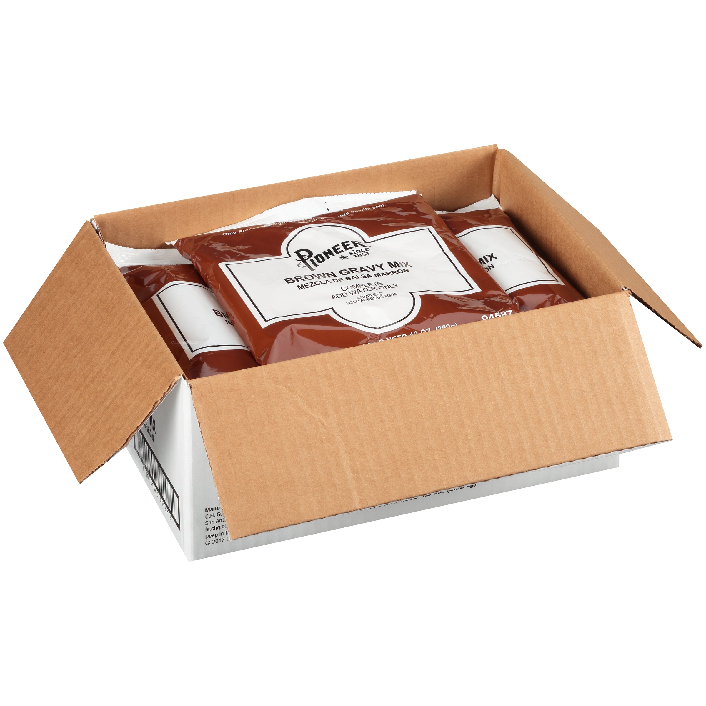 Pioneer Brown Gravy Mix 13 Ounce Size - 6 Per Case.