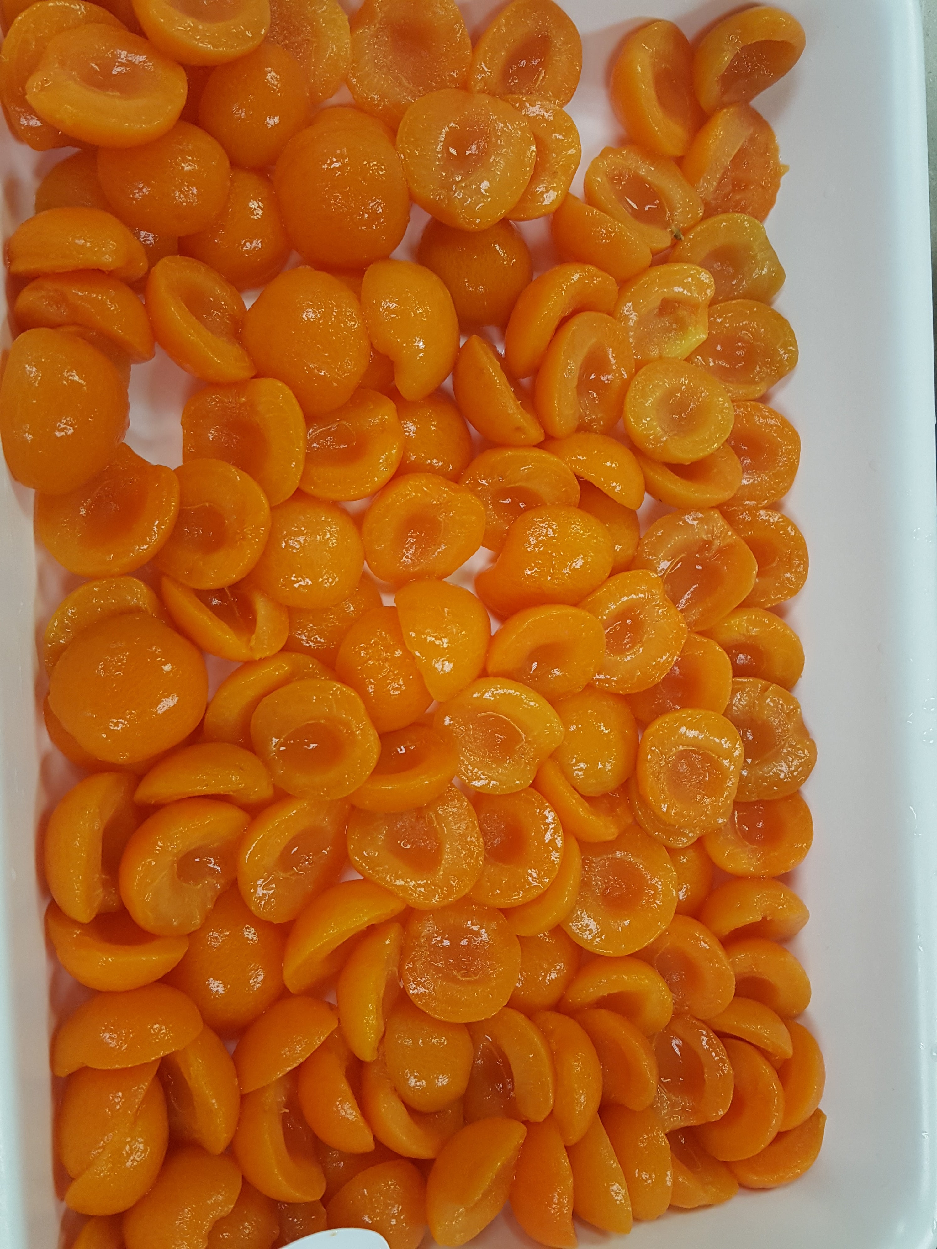 Carbotrol Fruit Apricot Half Ounce Unpeeled 105 Ounce Size - 6 Per Case.