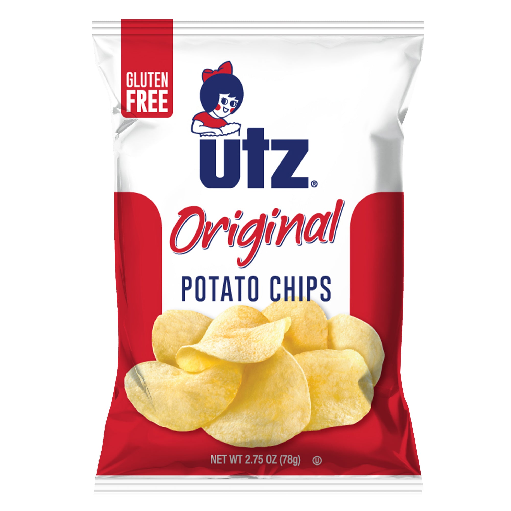 Utz Reg Chip 0.172 Pound Each - 14 Per Case.