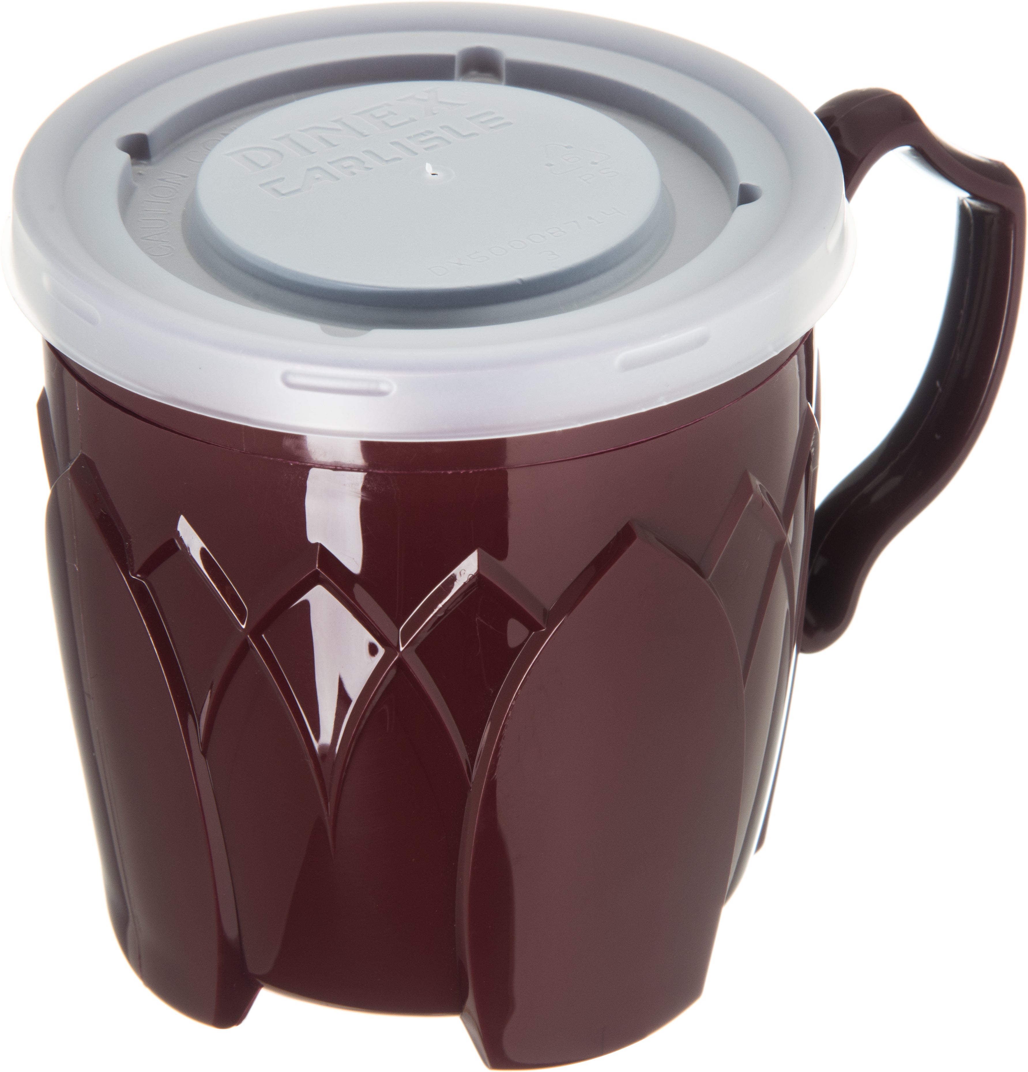 Dinex Translucent Lid For 5000 Mug, 3.5 Inch, 1500 Per Case