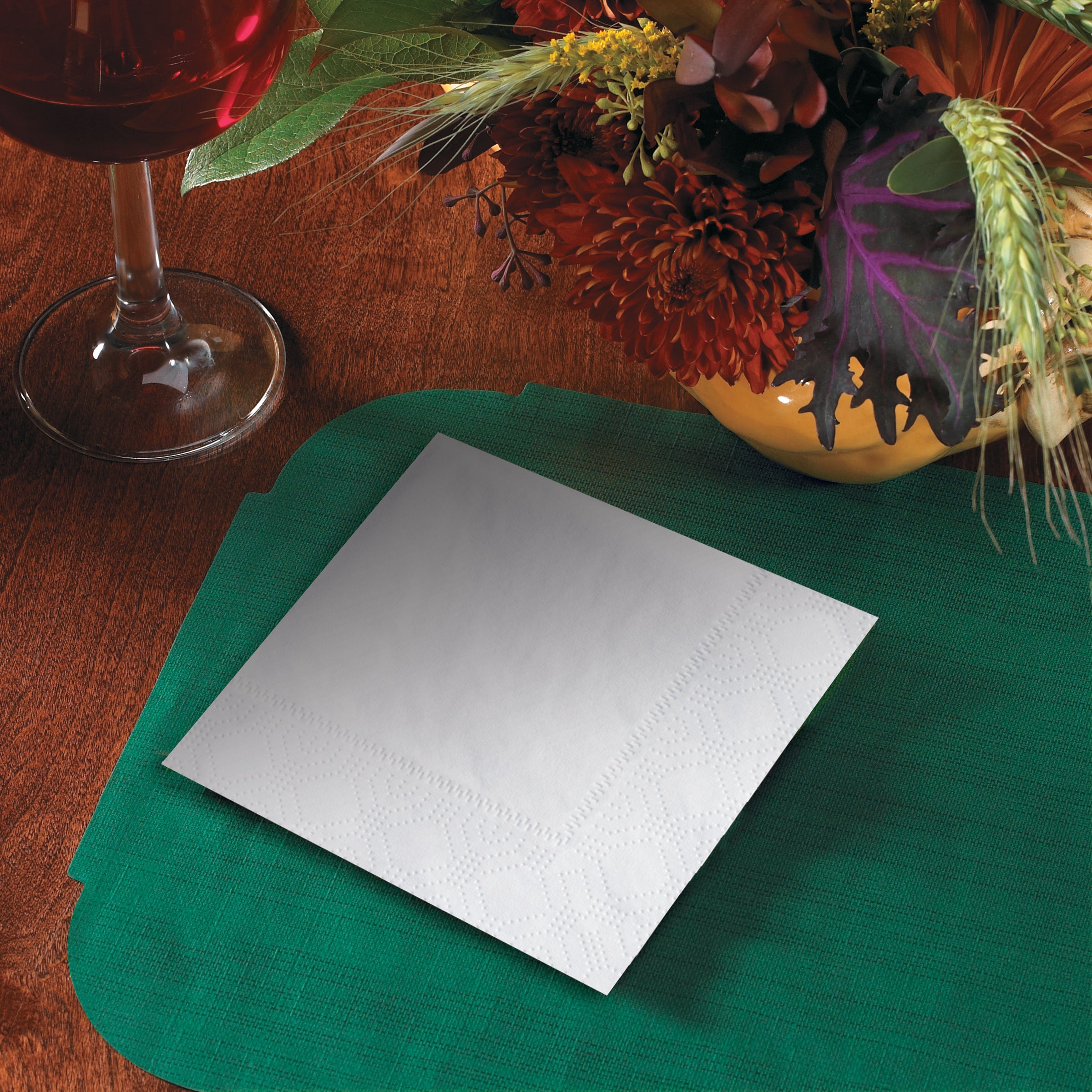 Napkin Beverage White Ply Fold 250 Each - 12 Per Case.