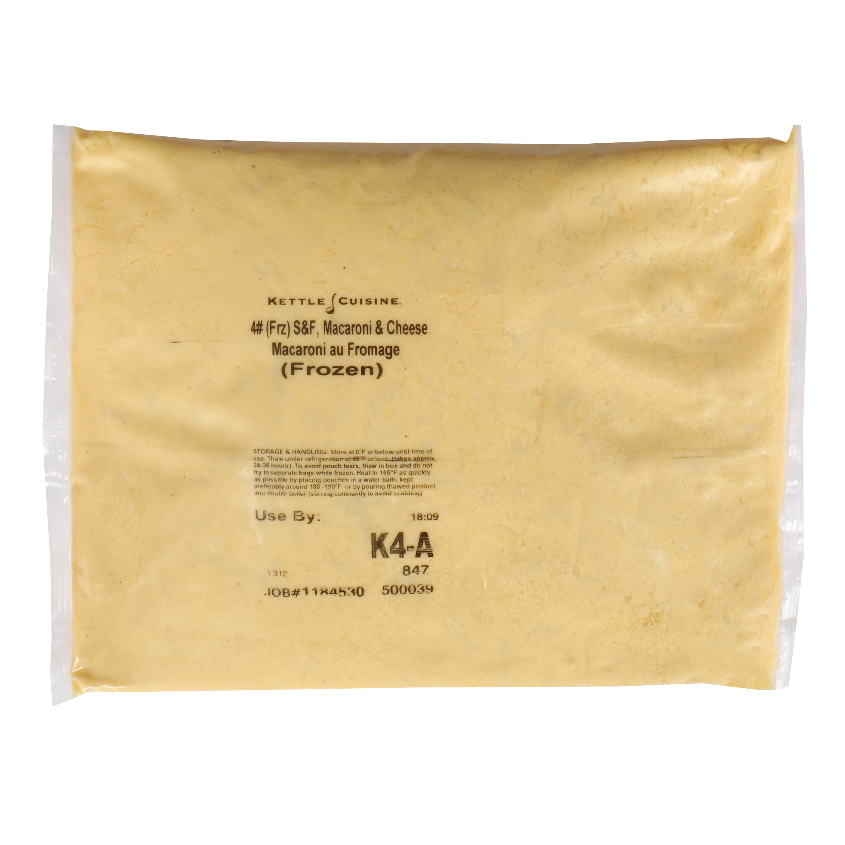 Macaroni & Cheese 4 Pound Each - 4 Per Case.