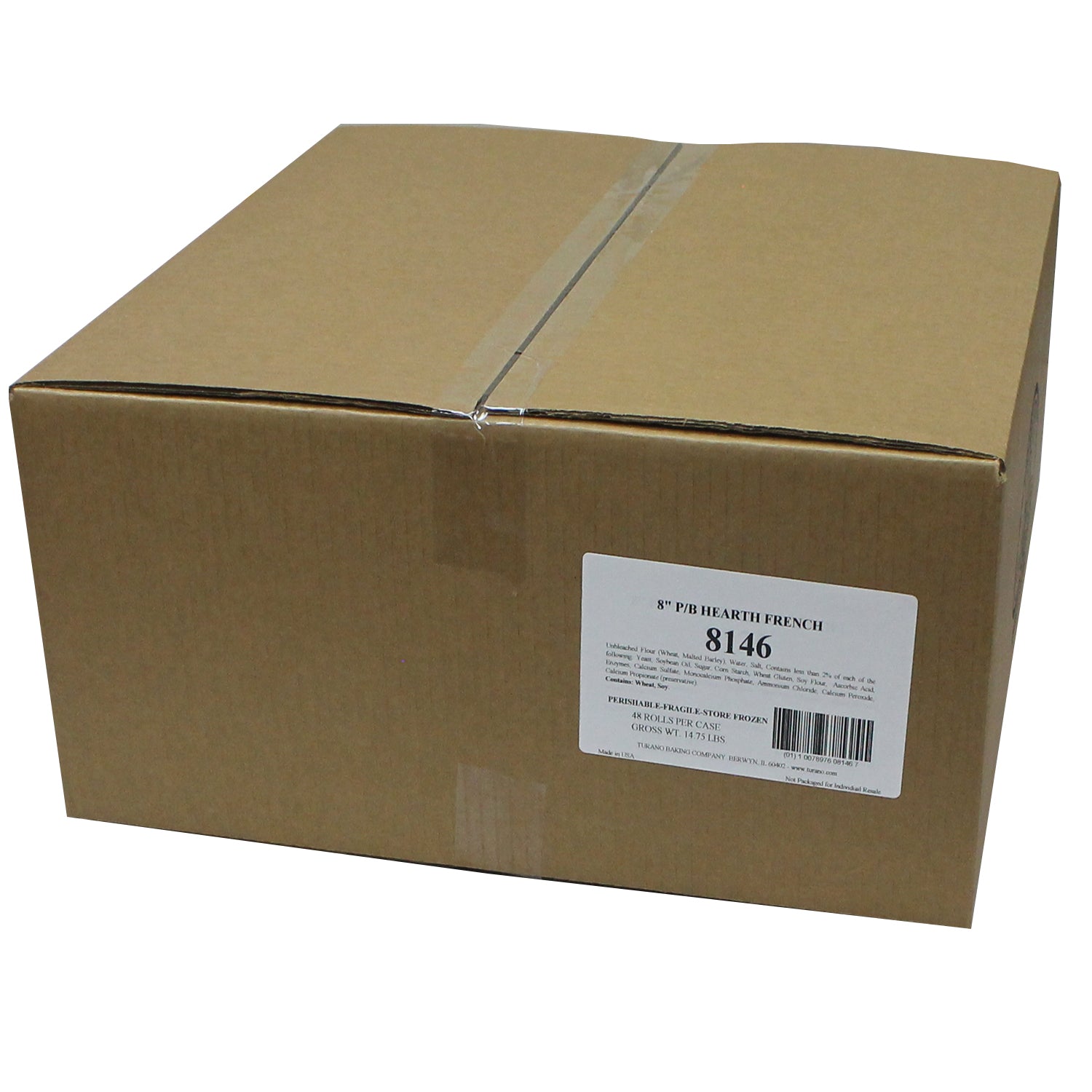 8" Pb Hearth French 4.25 Ounce Size - 48 Per Case.