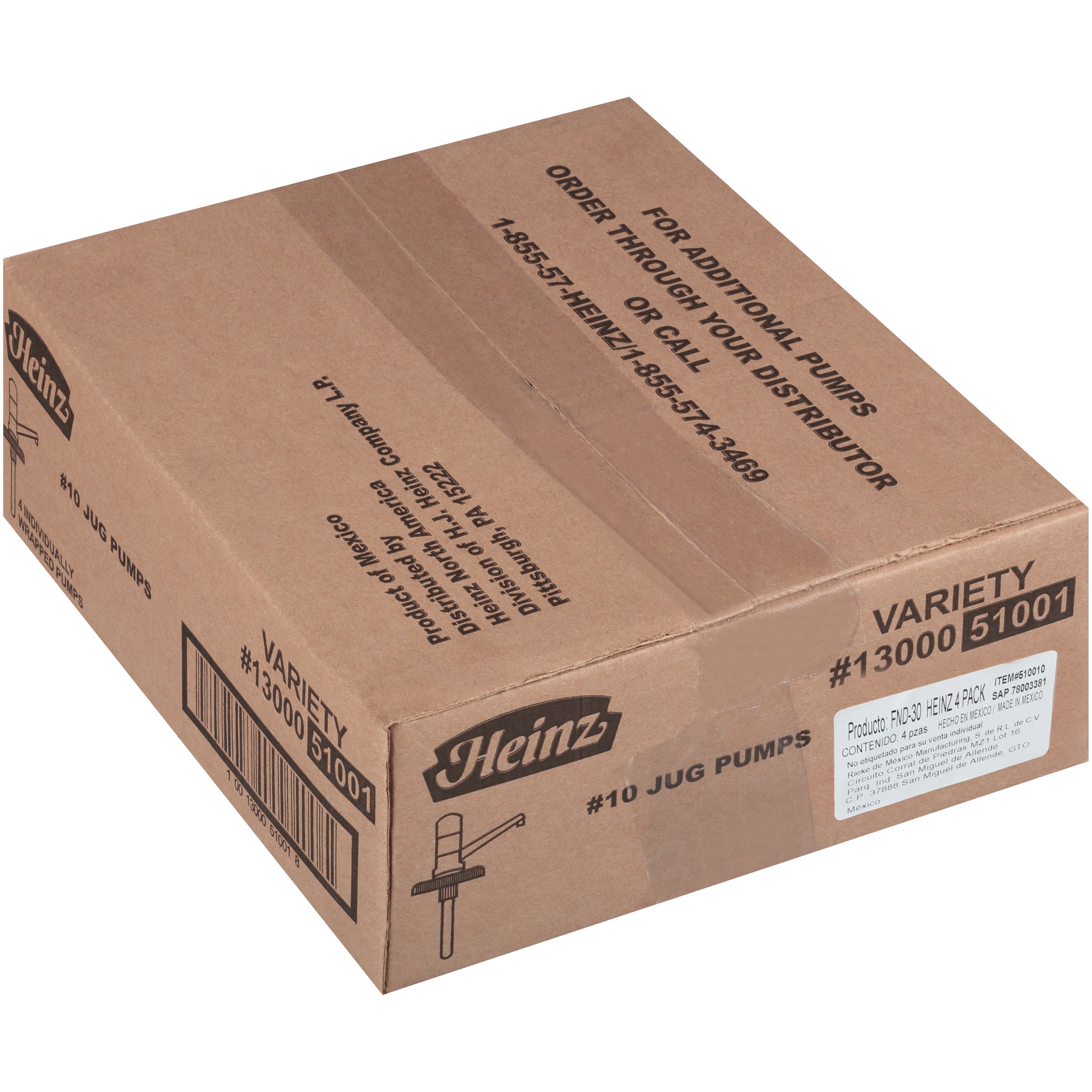 Heinz Jug Pump, 1 Pound Each - 1 Per Case.