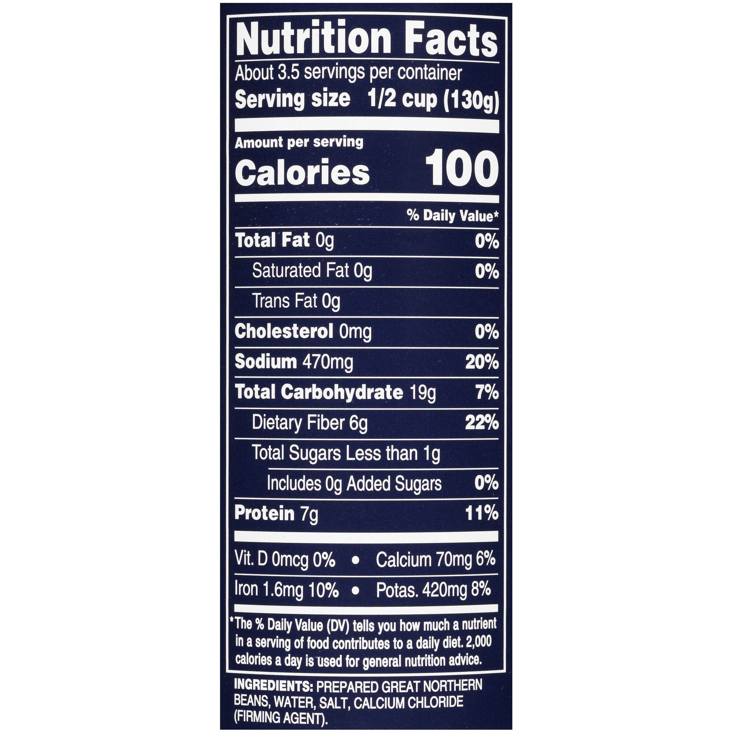 Bush's Best Great Northern Beans 15.8 Ounce Size - 12 Per Case.