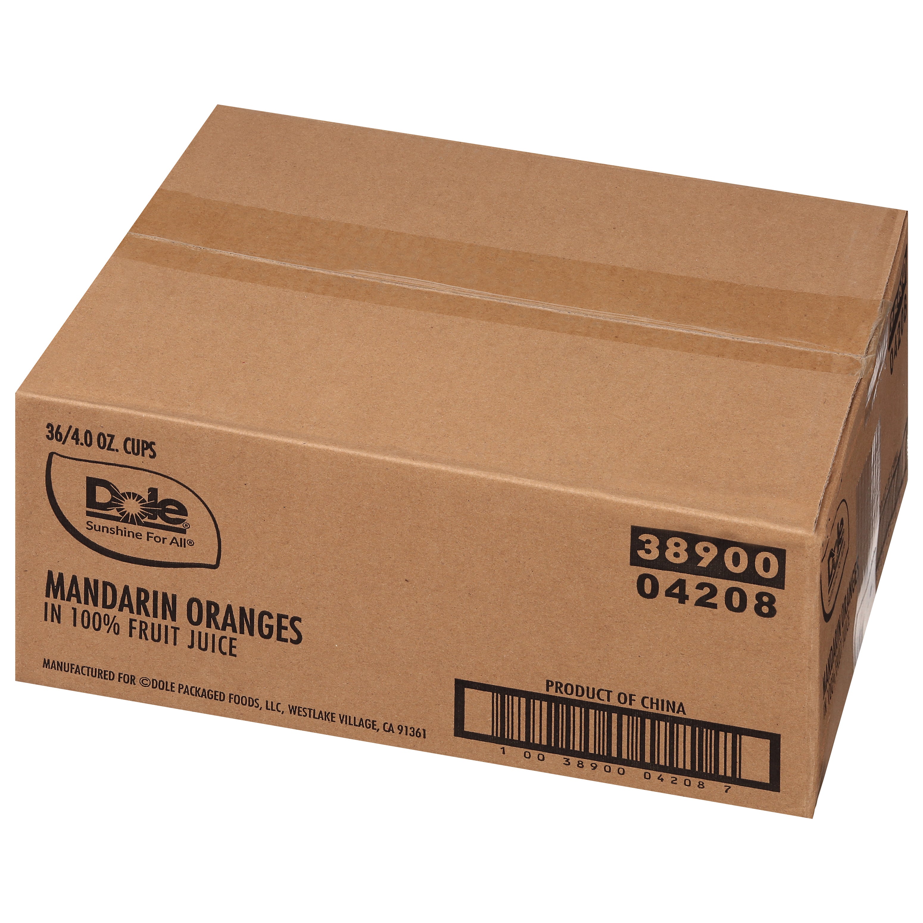 Fruit Bowl Mandarin In Juice 4 Ounce Size - 36 Per Case.