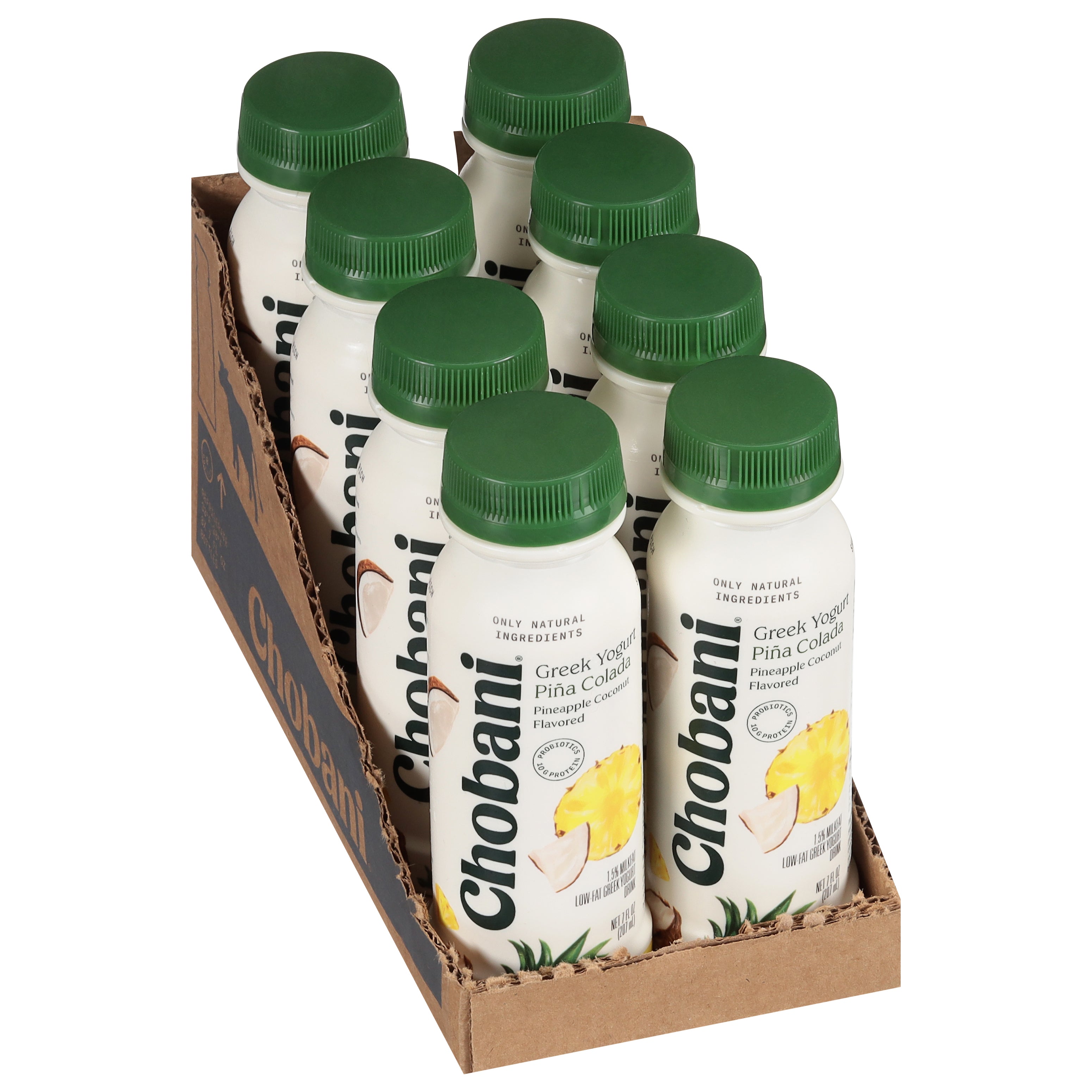 Chobani Yogurt Pineapple Coconut 7 Fluid Ounce - 8 Per Case.