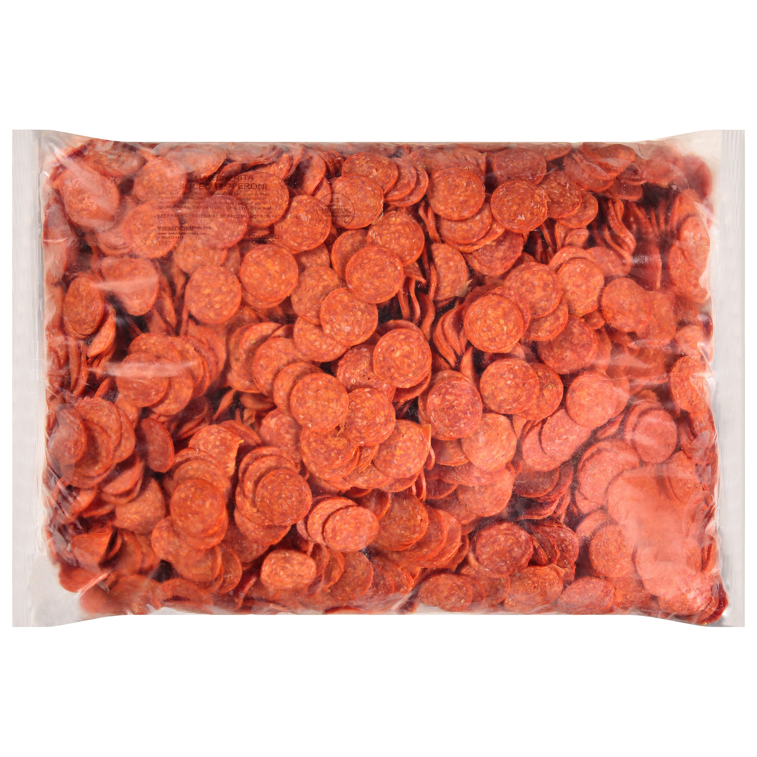 Margherita Collagen Casing 16-18 Count Pepperoni Slices 201.024 Ounce Size - 2 Per Case.