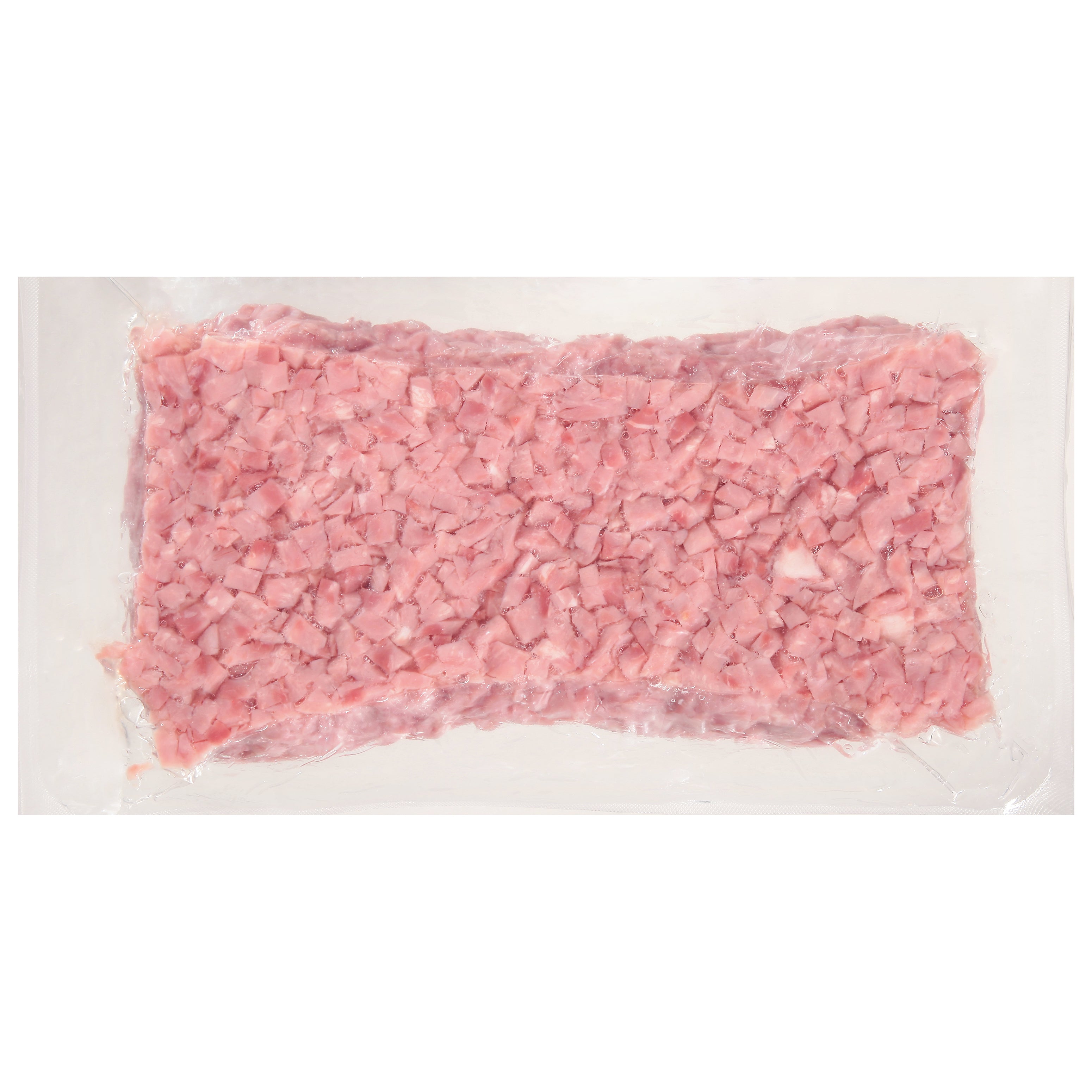 Ham Smoked Diced Water Added 4" Cubes 5 Pound Each - 2 Per Case.
