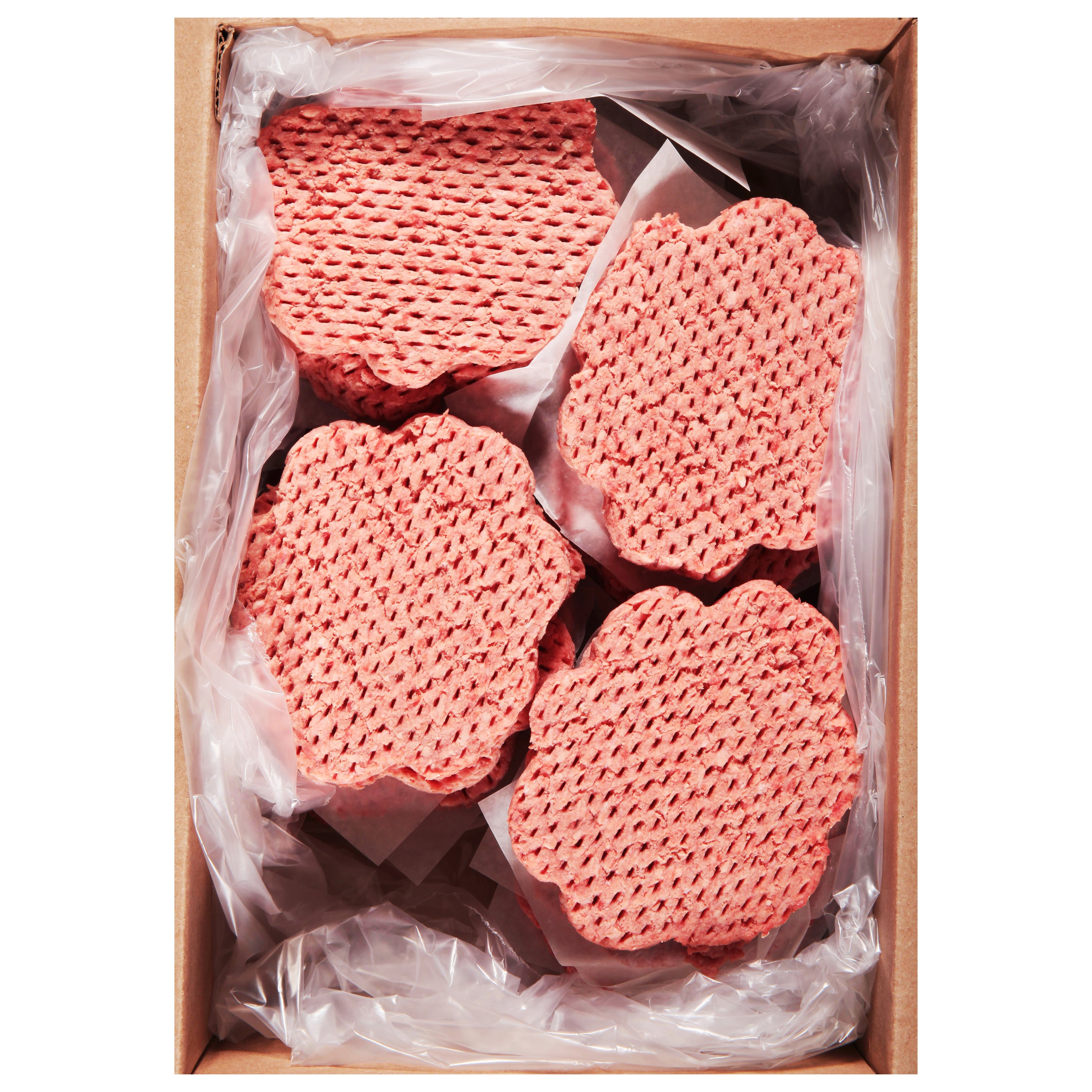 Patty Ground Beef Black Angus Silvermedal 10 Pound Each - 1 Per Case.