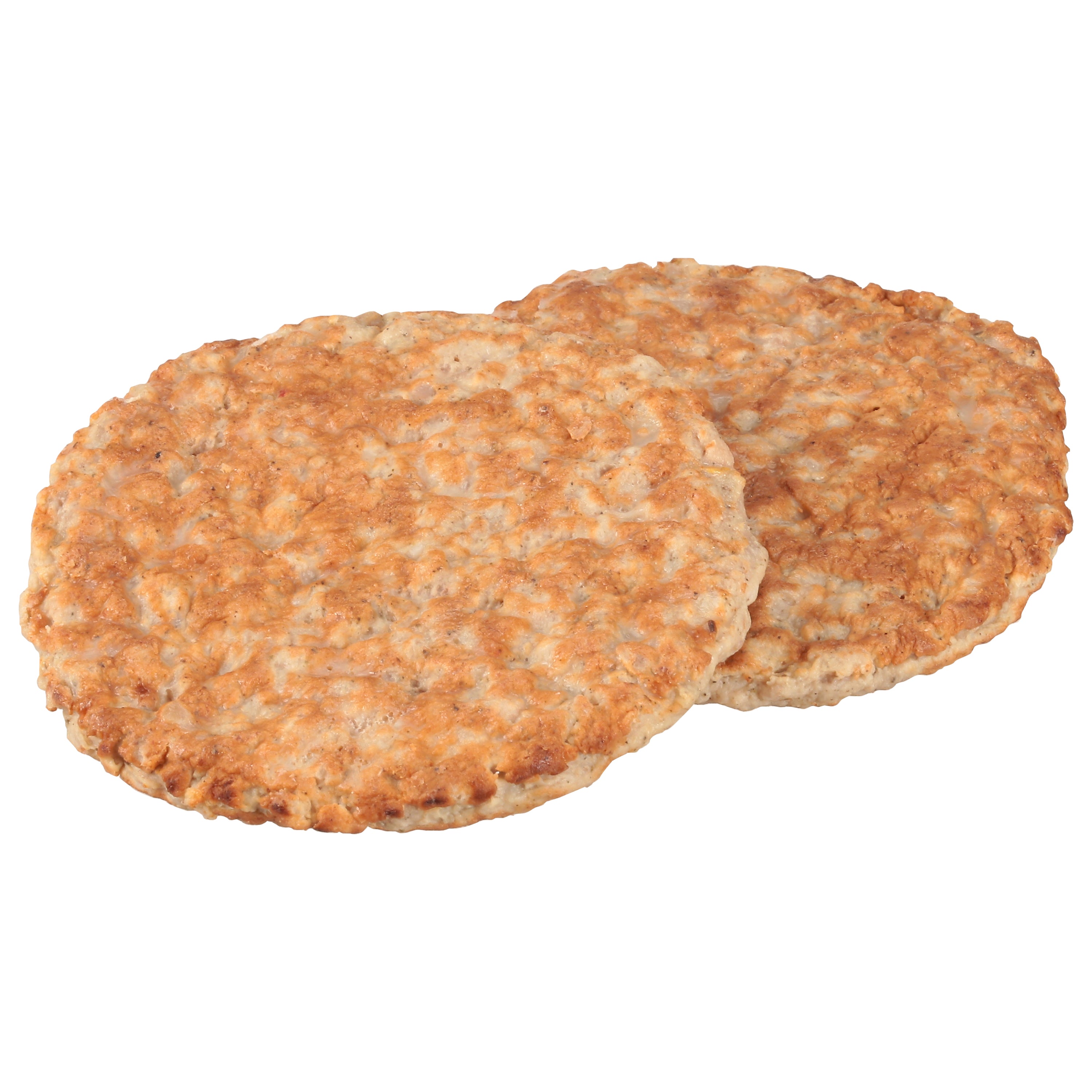 Sausage Patty Fully Cooked Silver Medal Wide 10 Pound Each - 1 Per Case.