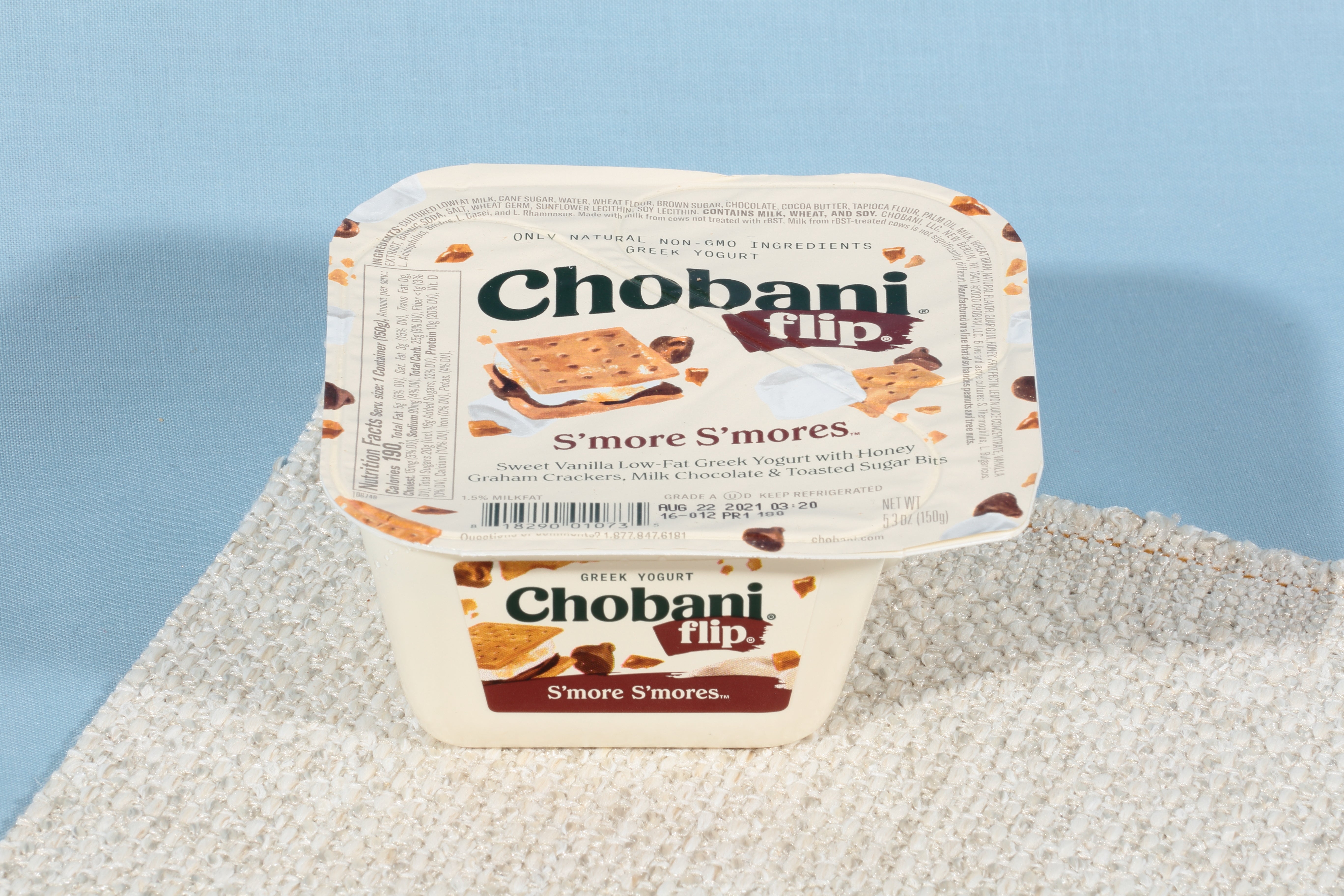 Chobani® Flip® Low Fat Greek Yogurt S'more S'mores 4.5 Ounce Size - 12 Per Case.