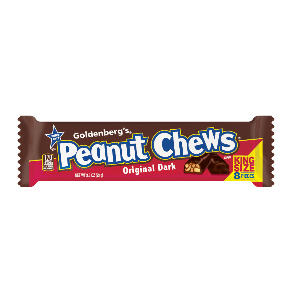 Peanut Chews® Original 3.3 Ounce Size - 144 Per Case.