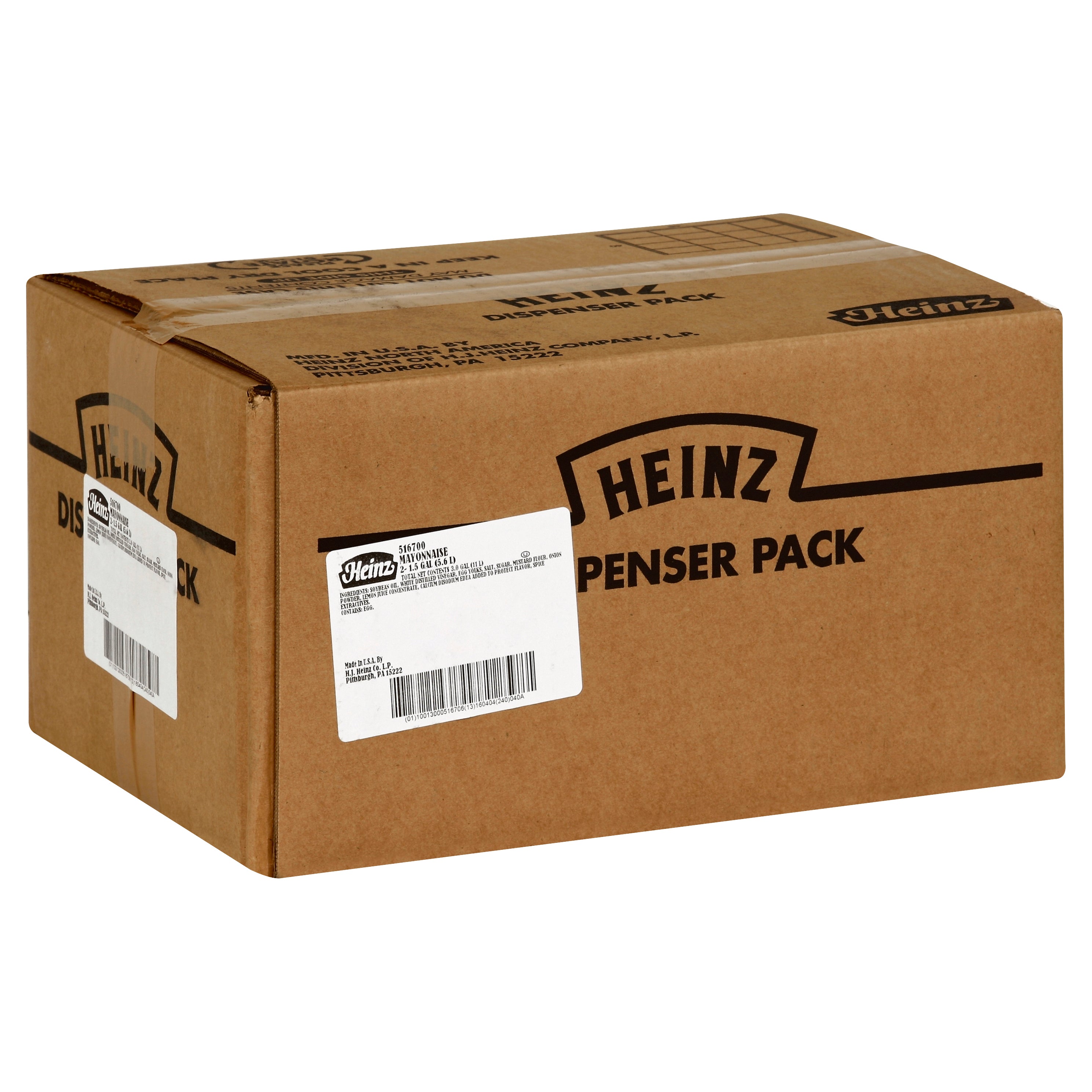 HEINZ Mayonnaise Dispenser Pack 1.5 gal. 2 Per Case