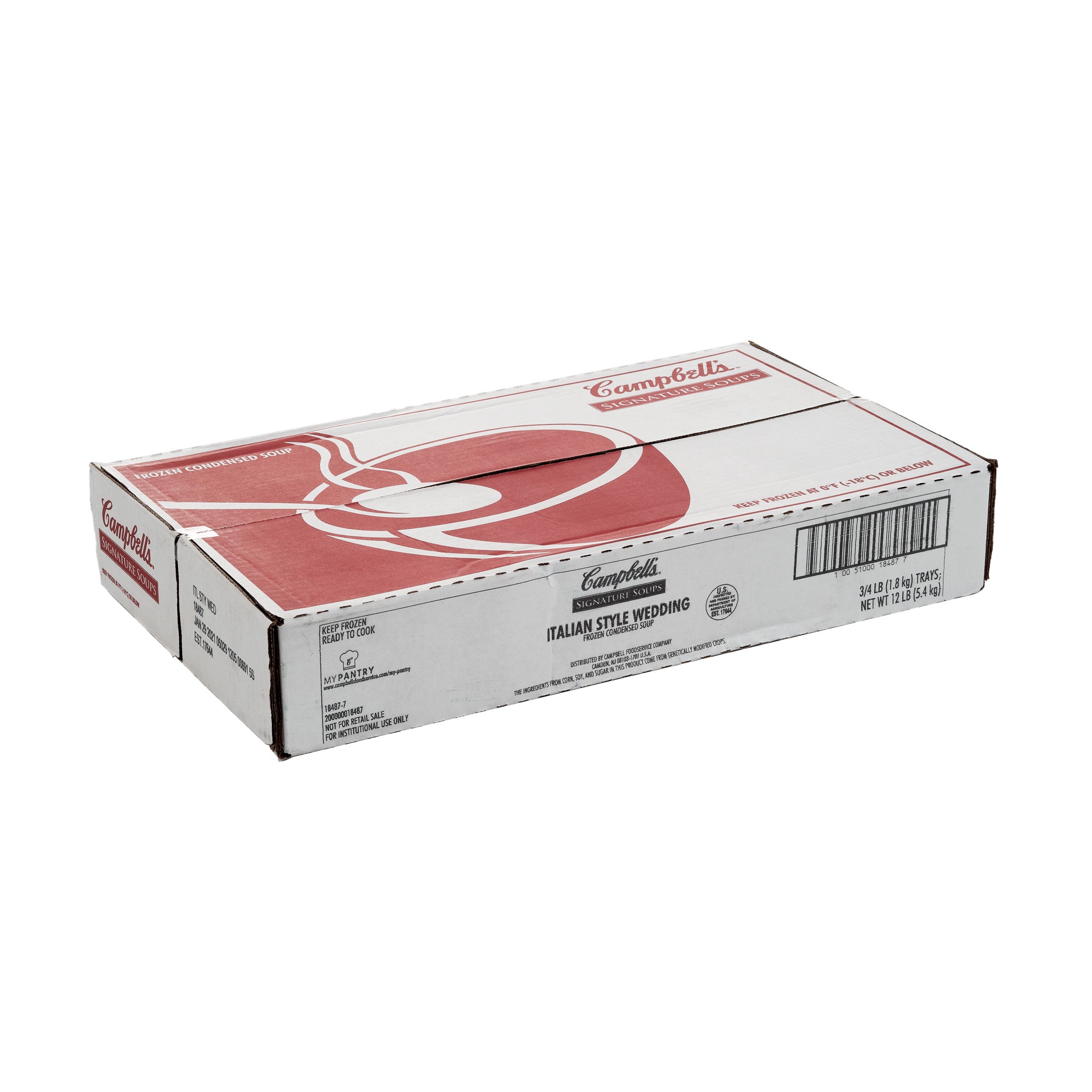 Soup Italian Style Wedding Cash & Carry 4 Pound Each - 3 Per Case.