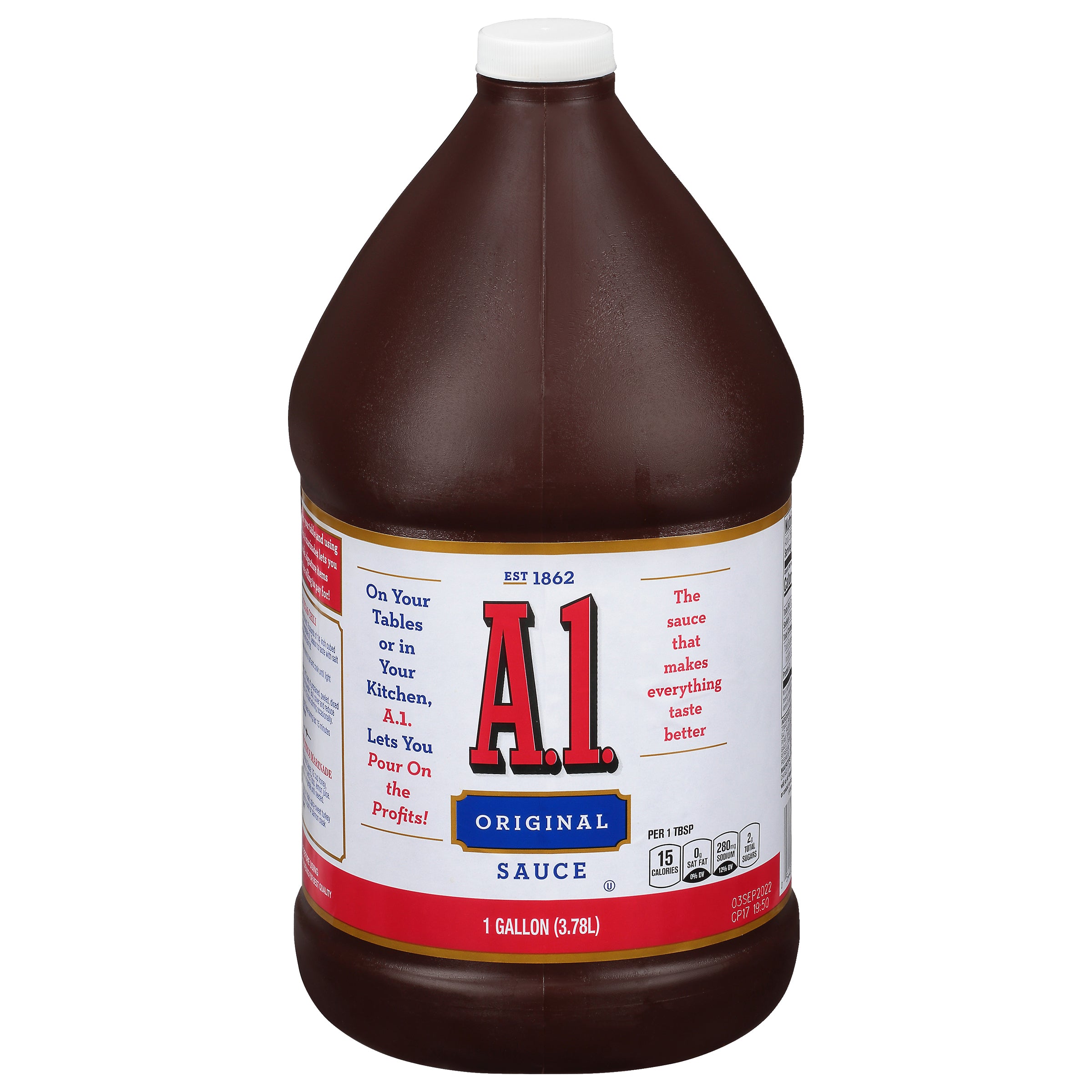 A.1. Steak Sauce 1 gal. Jugs 2 Per Case