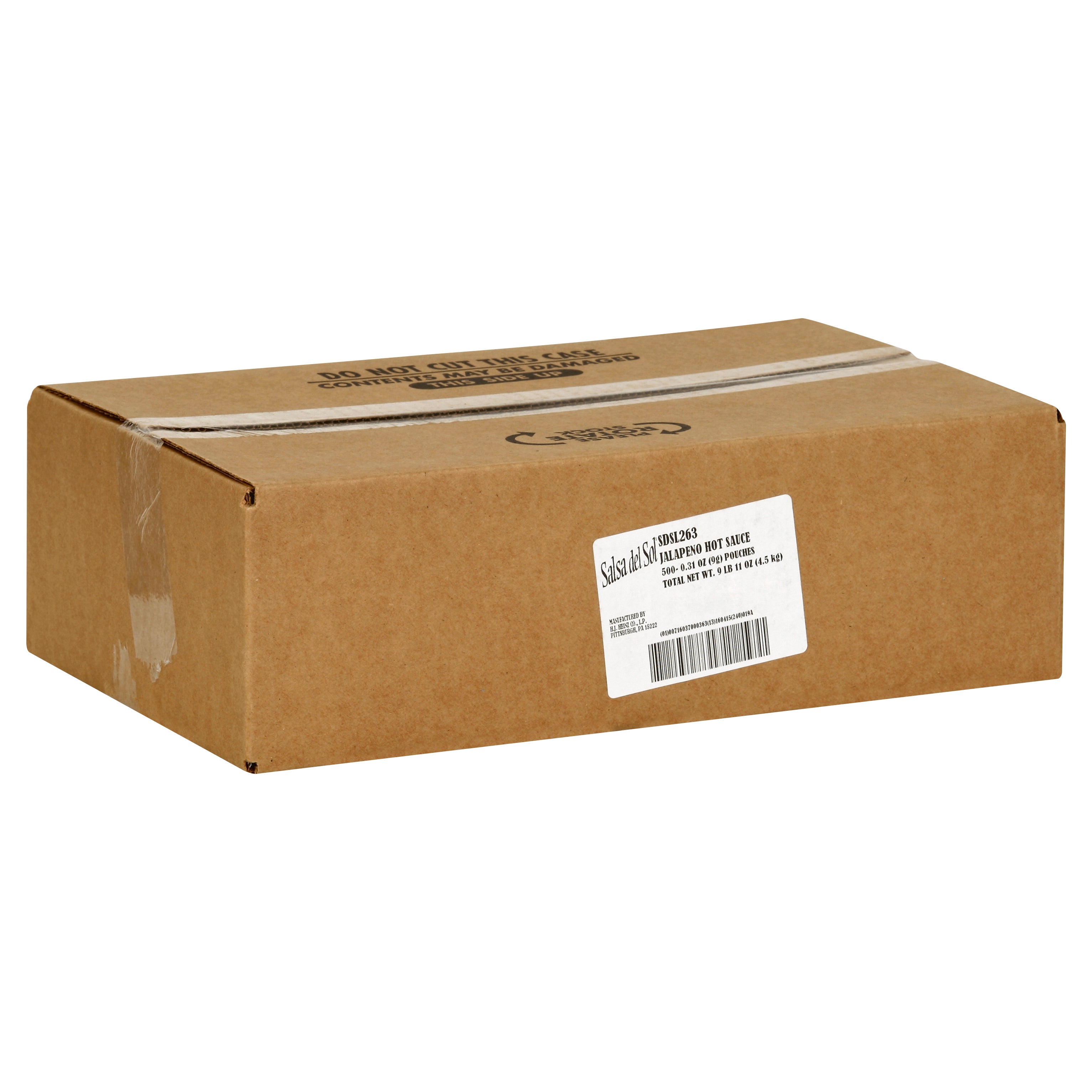 SALSA DEL SOL Single Serve Jalapeño Hot Sauce 9 Gram Packets(500)